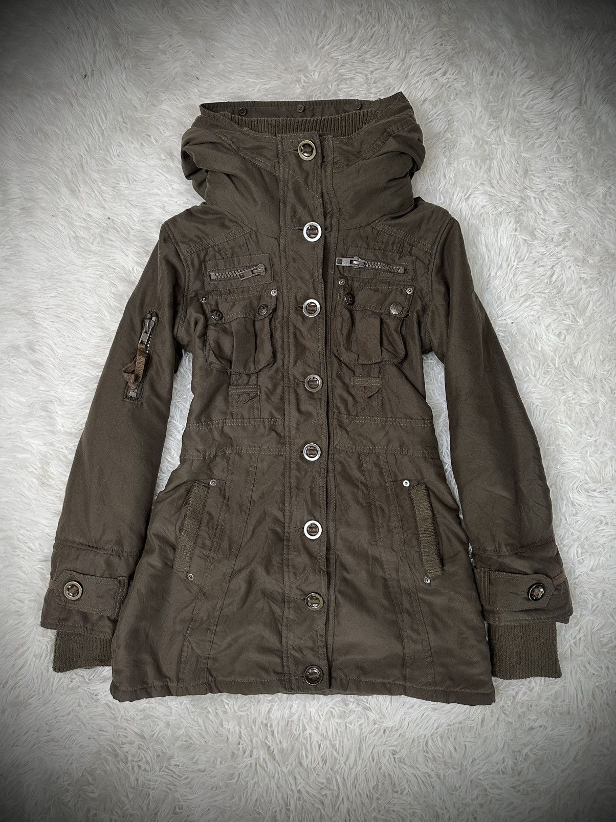 GOA 💥rare💥 2000s japanese brand INGNI vkei military jacket Size US M / EU 48-50 / 2 - 2 Thumbnail