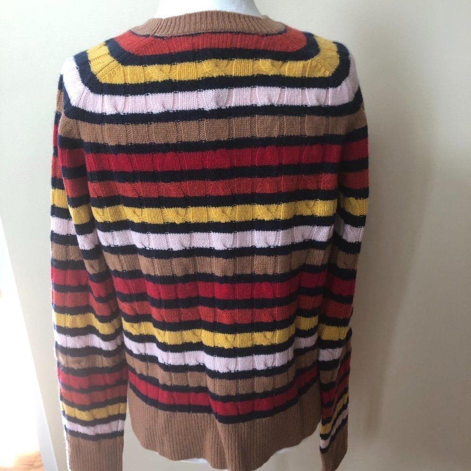 1901 100% Cashmere Cable Sweater from 1901 Size M / US 6-8 / IT 42-44 - 4 Thumbnail
