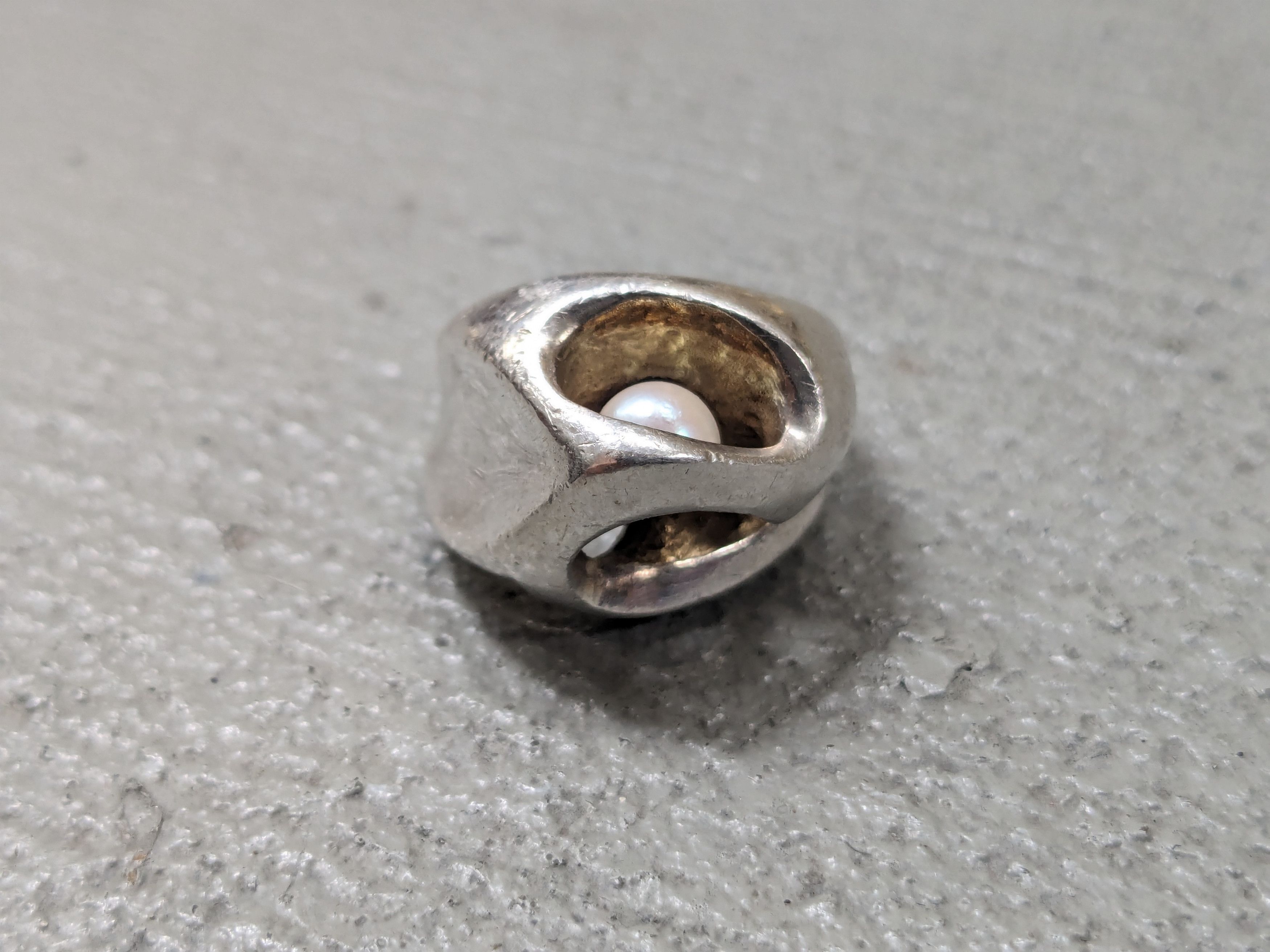 Jewelry Vintage Sterling Silver Ring Size 5.25 Henion Biomorphic Size ONE SIZE - 5 Thumbnail