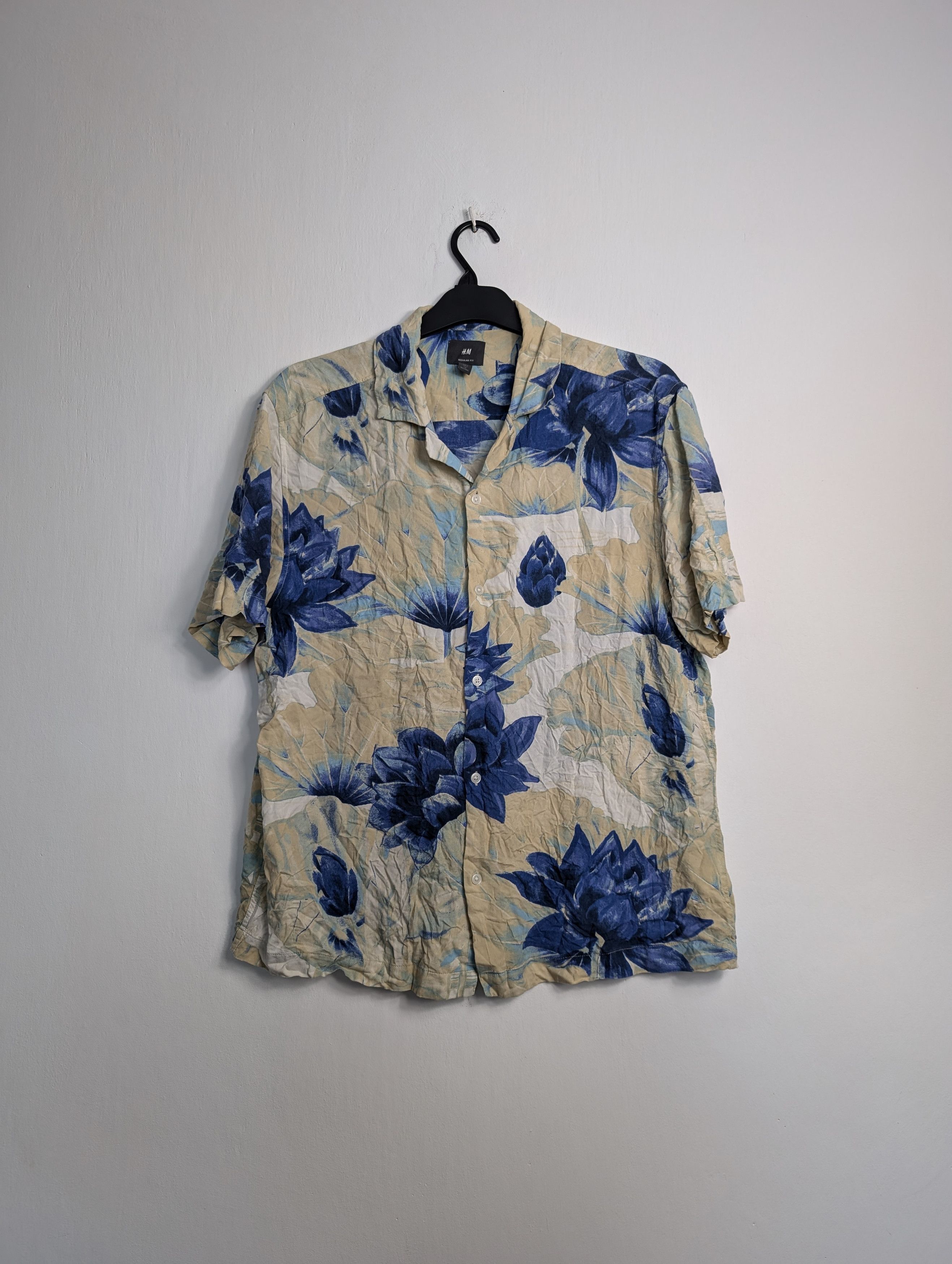 Vintage Vintage Y2K Hawaiian Shirt - Summer Floral Palm Tree Print Size US L / EU 52-54 / 3 - 1 Thumbnail