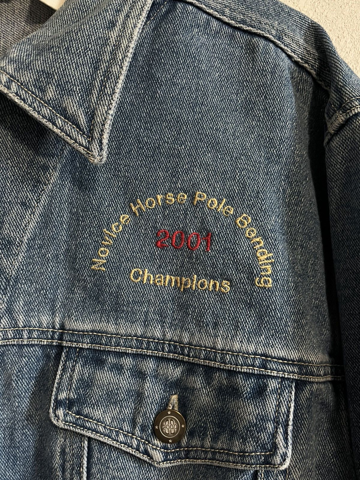 Bill Blass 2001 Florida Barrel Racers Denim Jacket Bill Blass M Size US M / EU 48-50 / 2 - 3 Thumbnail