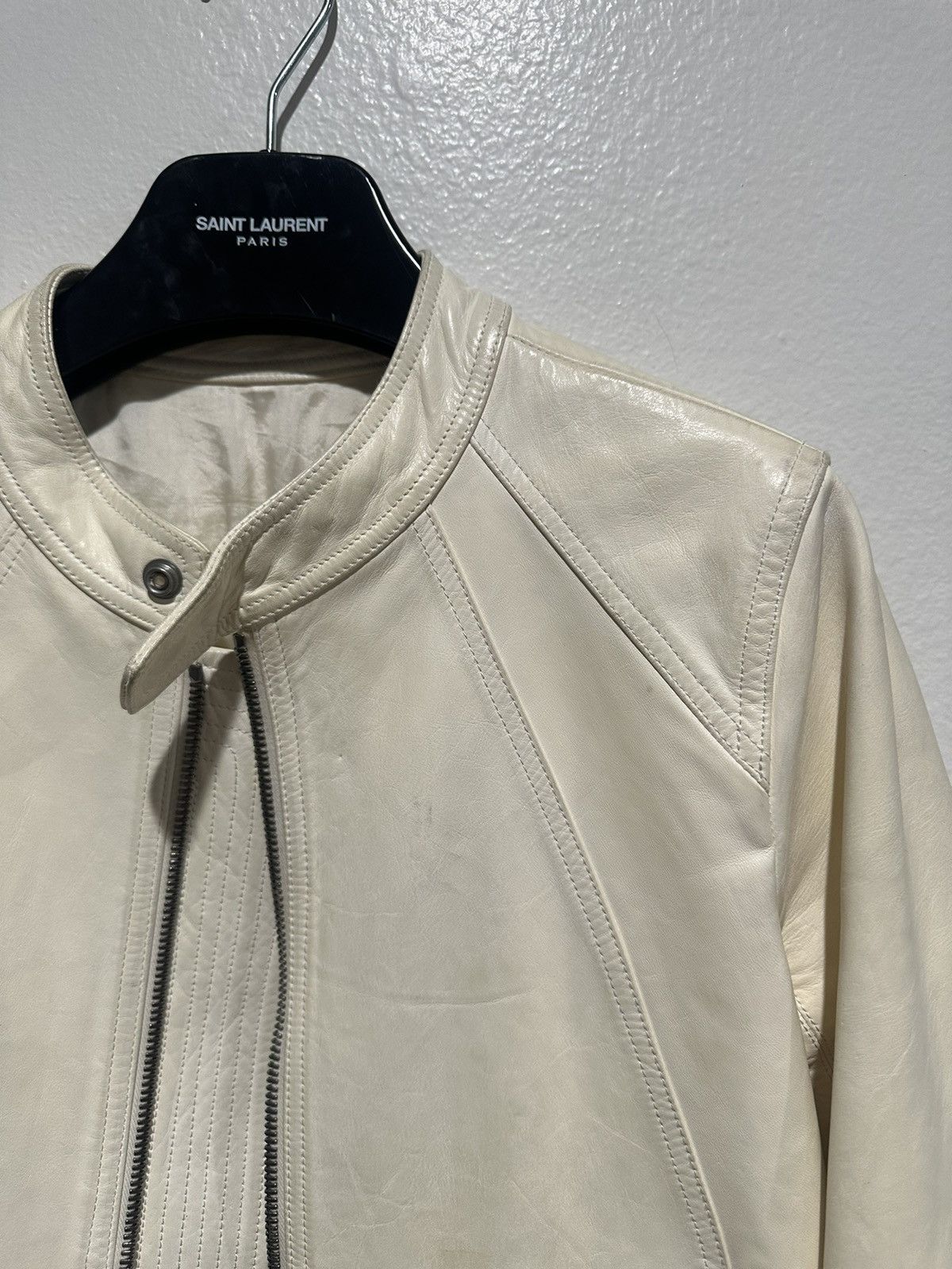Rick Owens SS19 Babel Intarsia Horse Leather Jacket 48 | Grailed 