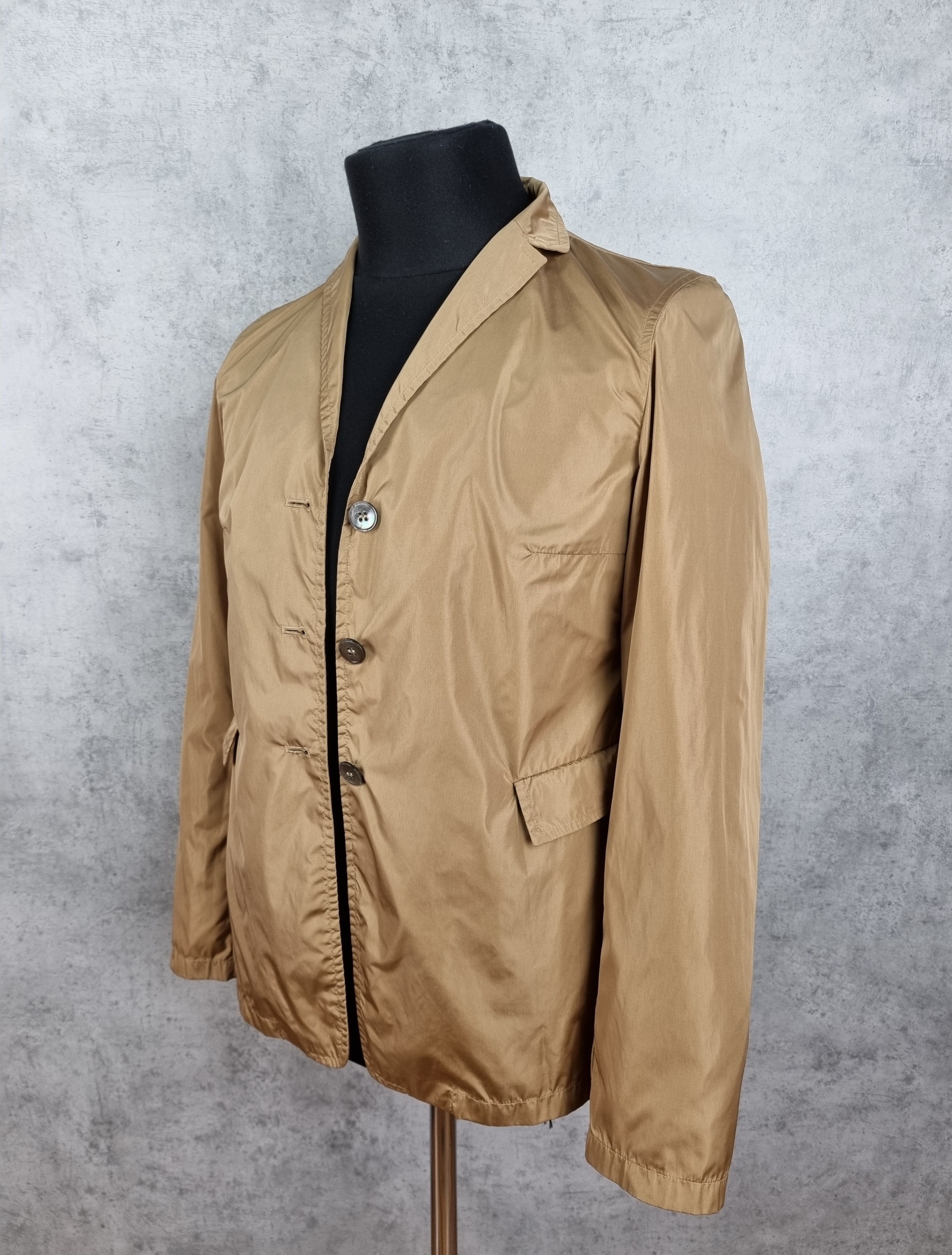 Jil Sander × Vintage 80s Vintage Nylon Blazer Jacket RAF SIMONS era Size S / US 4 / IT 40 - 16 Thumbnail