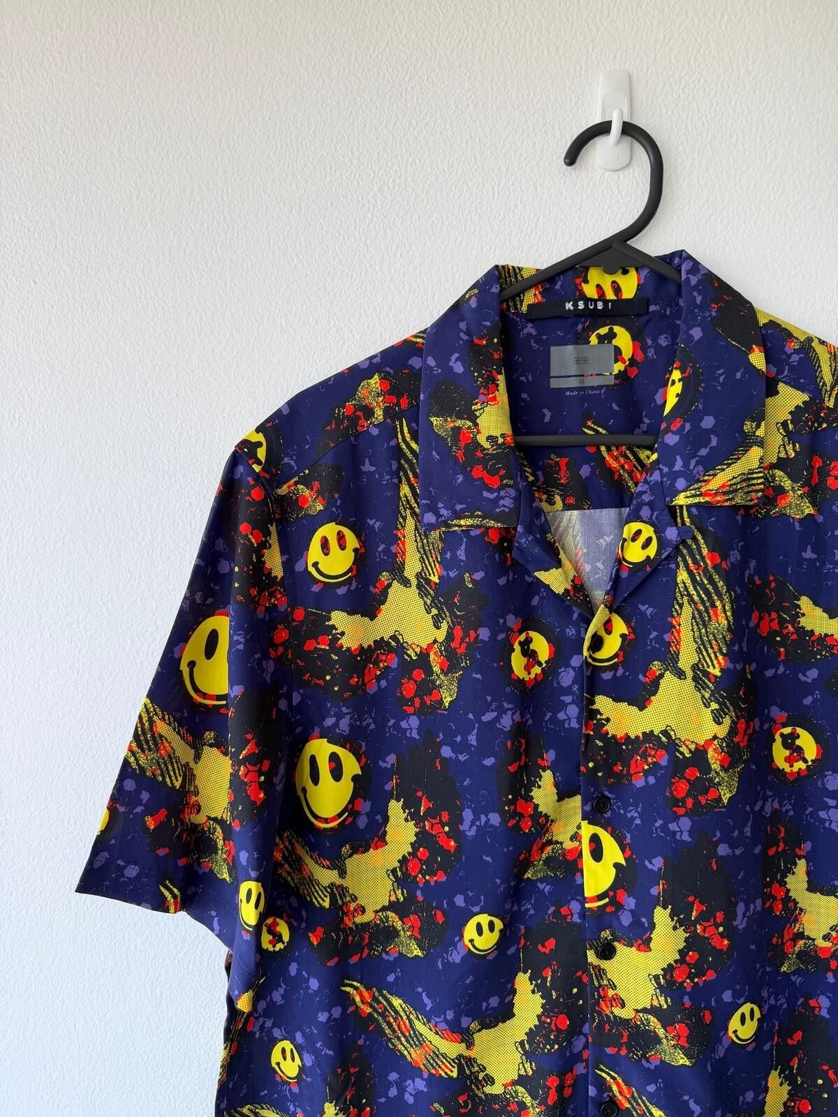 Ksubi new ksubi medium short sleeve resort shirt flight blue Size US M / EU 48-50 / 2 - 2 Thumbnail