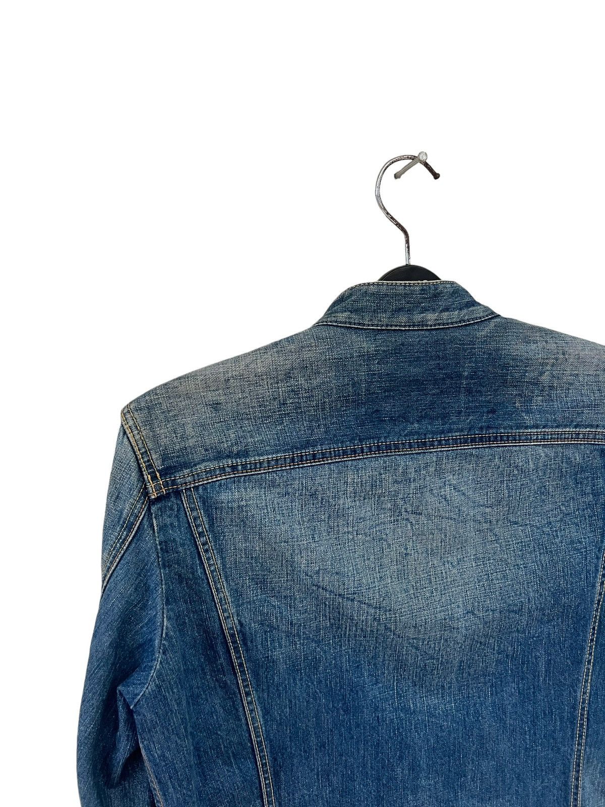 Japanese Brand Velvet Blue Japan Panter Denim Cafe Racer Jacket Size US M / EU 48-50 / 2 - 19 Thumbnail