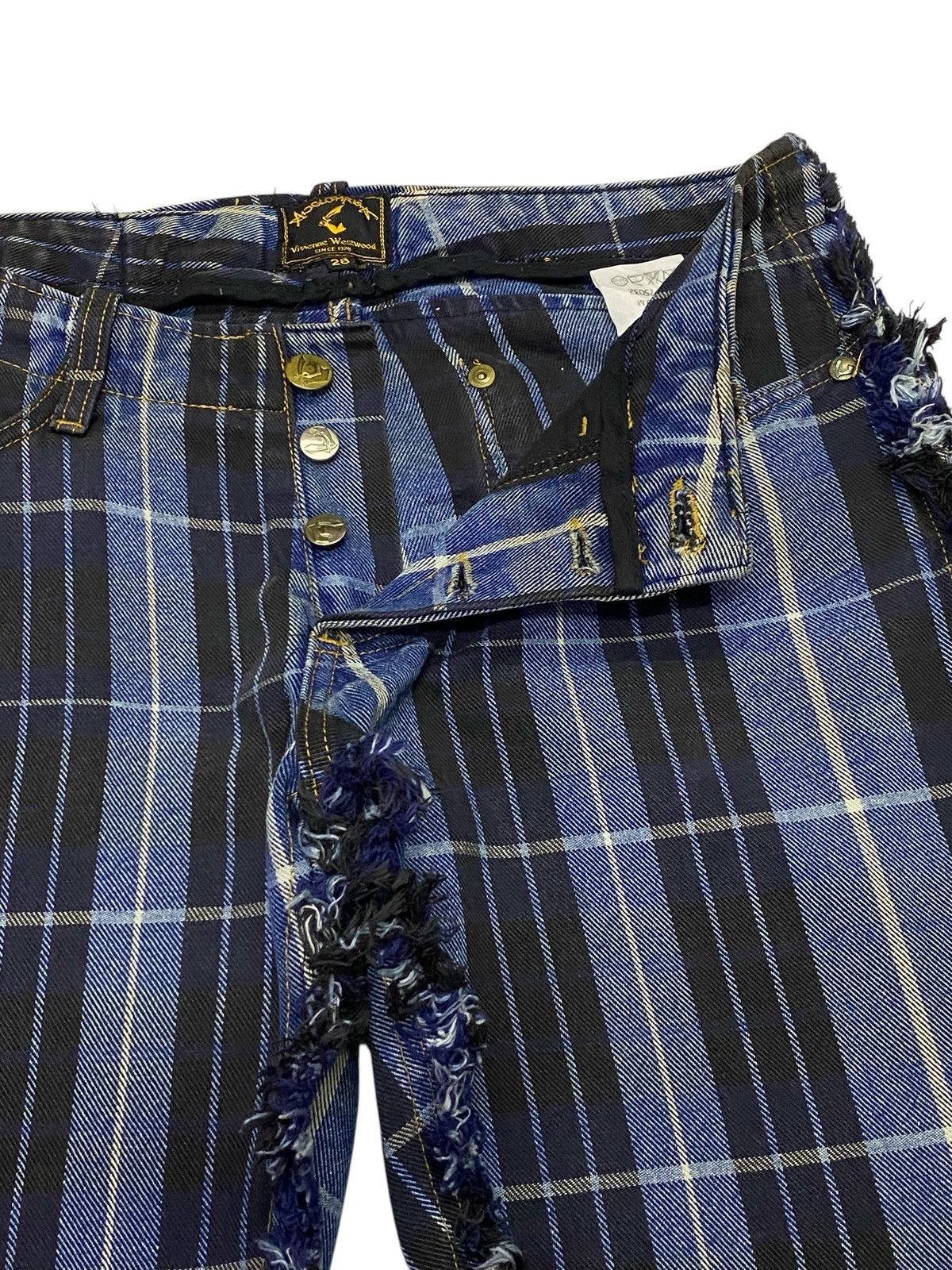 Vivienne Westwood 💃Rare🔥Vivienne Westwood Anglomania With Frayed Seams Denim Size 28" / US 6 / IT 42 - 9 Thumbnail