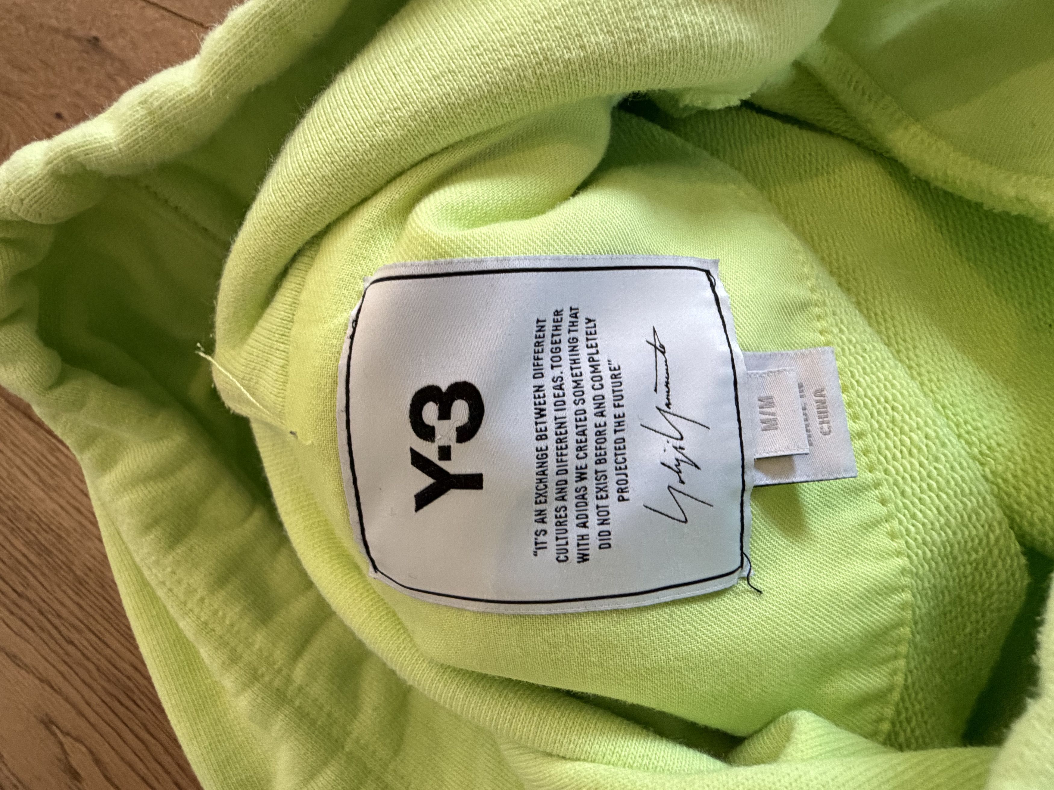 Y-3 Y-3 Oversized Neon Hoodie Size US M / EU 48-50 / 2 - 5 Thumbnail