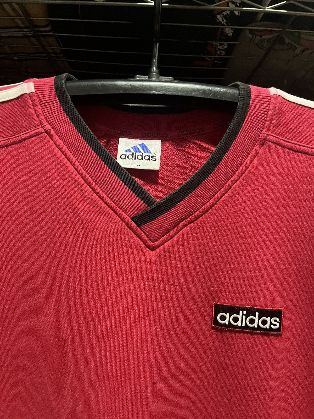 Adidas Adidas The Brand With Three Stripes Sweatshirt 90s Size US L / EU 52-54 / 3 - 3 Thumbnail