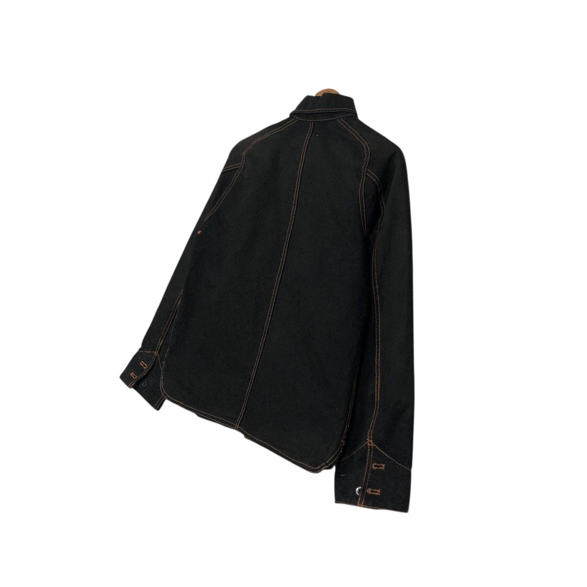 Japanese Brand United Arrows Pink Label Black Zip Workwear Jacket Size US S / EU 44-46 / 1 - 11 Thumbnail