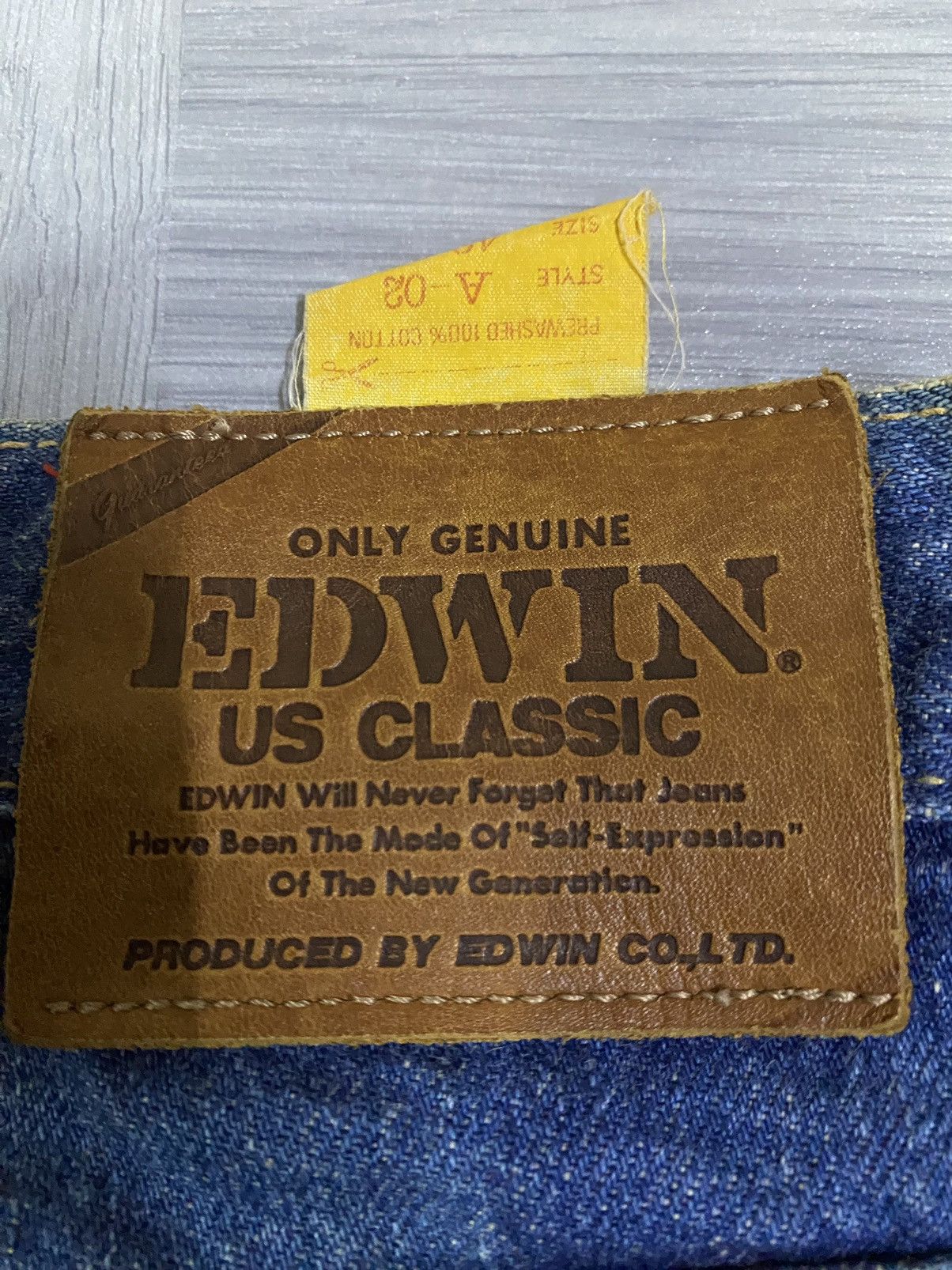 Edwin Vintage Edwin Only Geniune Edwin Us Classic Size US 42 / EU 58 - 24 Thumbnail