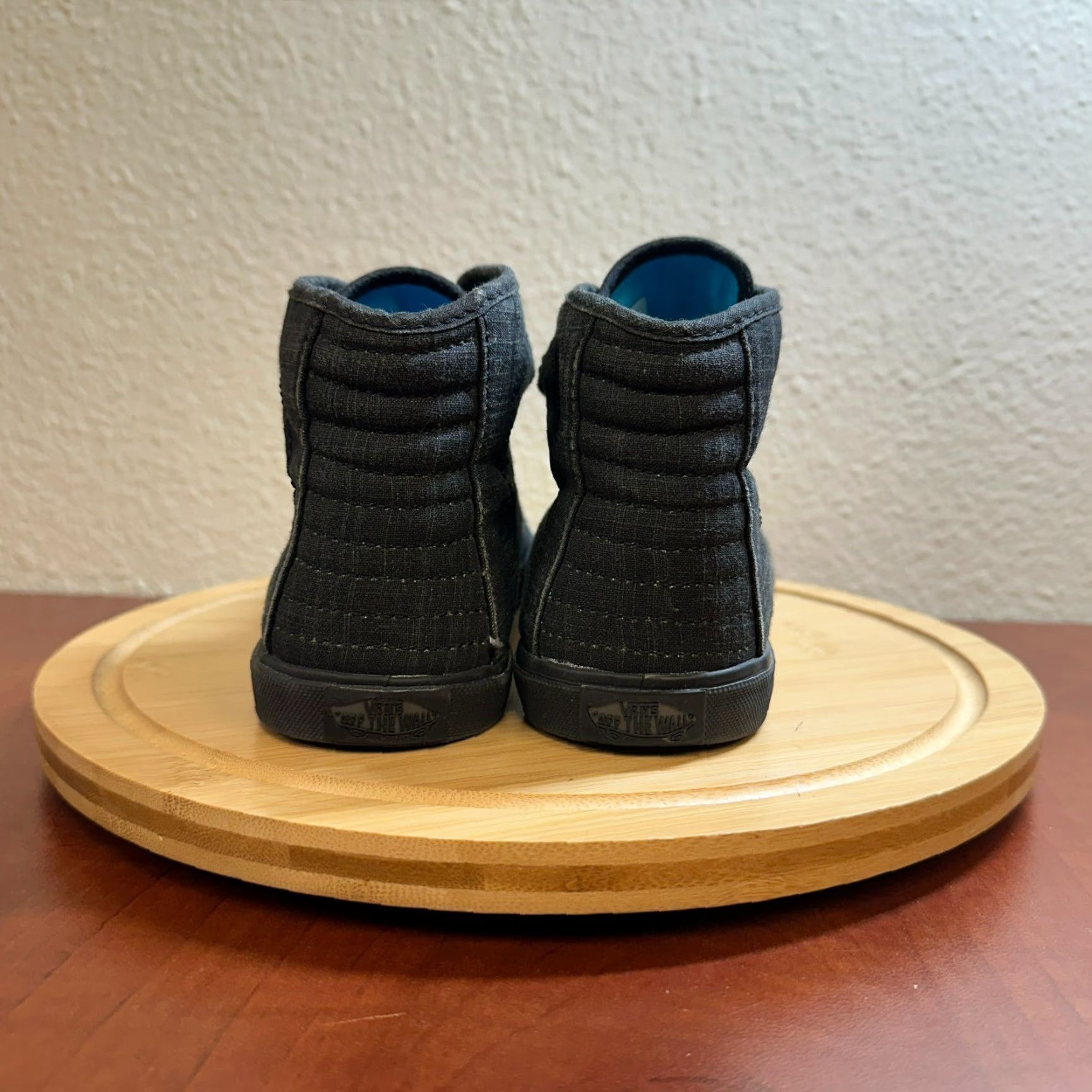 Vans Vans Womens 5 Black Canvas Sneaker Hadley Off The Wall Hi Top Skater Shoes Size XS / US 0-2 / IT 36-38 - 3 Thumbnail