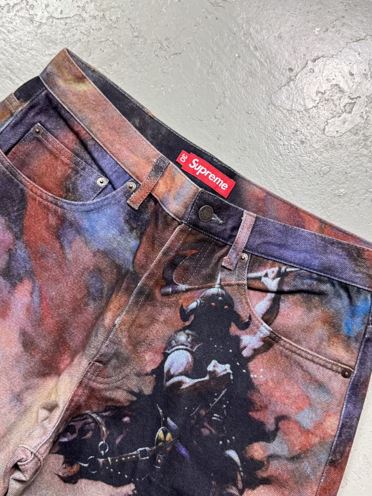 Buy Supreme x Frank Frazetta Loose Fit Jean 'Multicolor