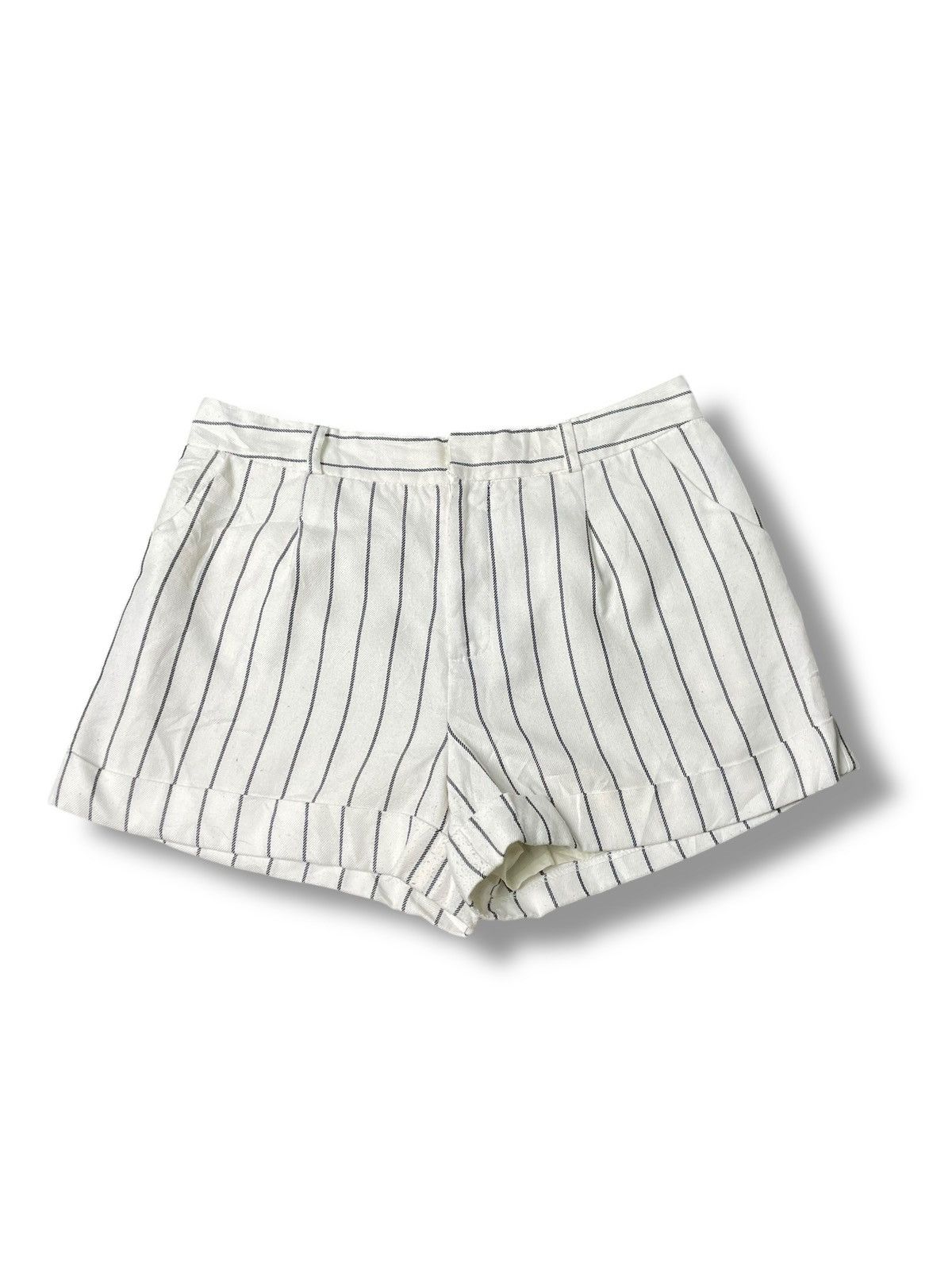Japanese Brand × Vintage SORRIDERE WOMENS STRIPED SHORTS (87) Size 30" / US 8 / IT 44 - 1 Thumbnail