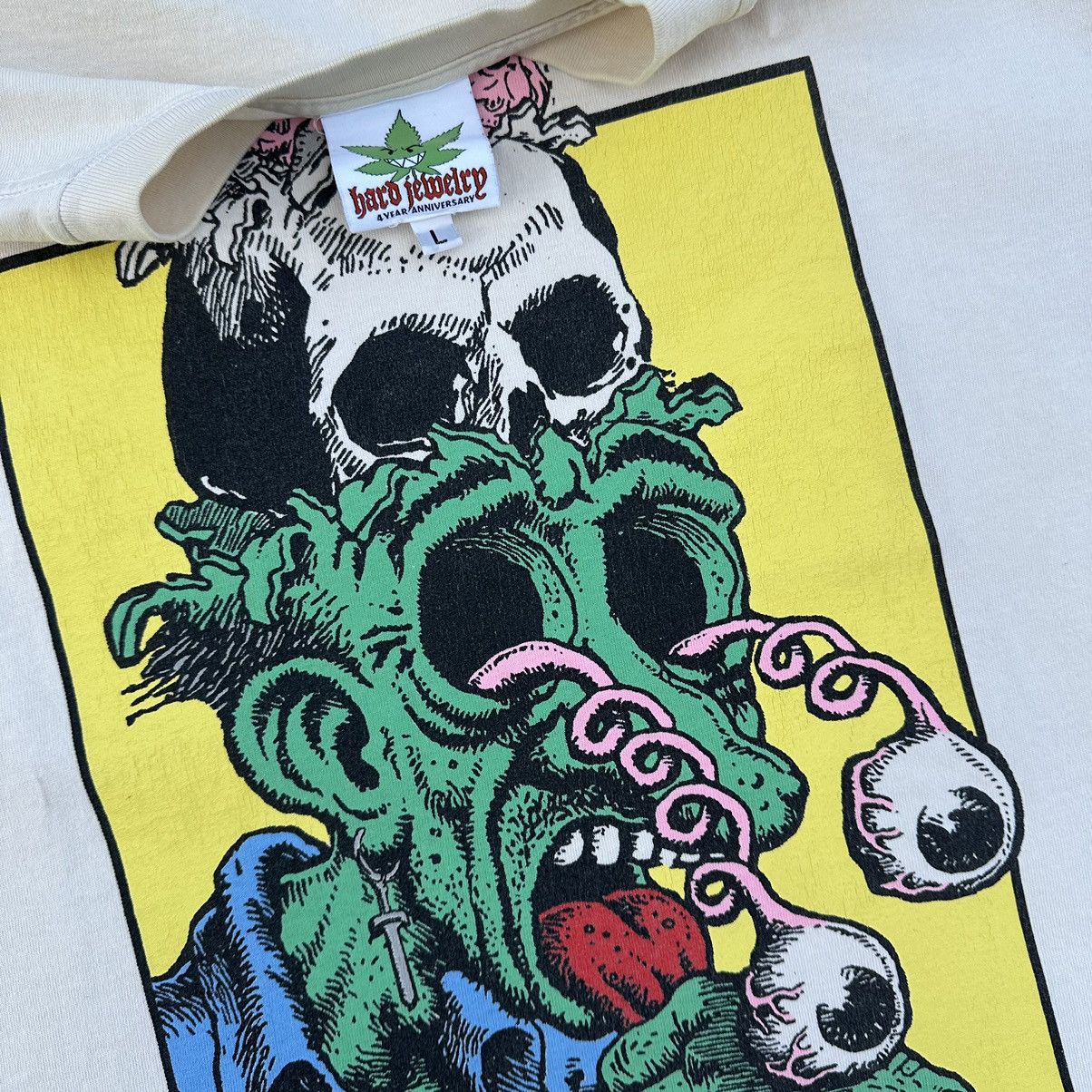 Other 2021 Hard Jewelry Vintage Inspired R Crumb Graphic Shirt Size US L / EU 52-54 / 3 - 2 Thumbnail