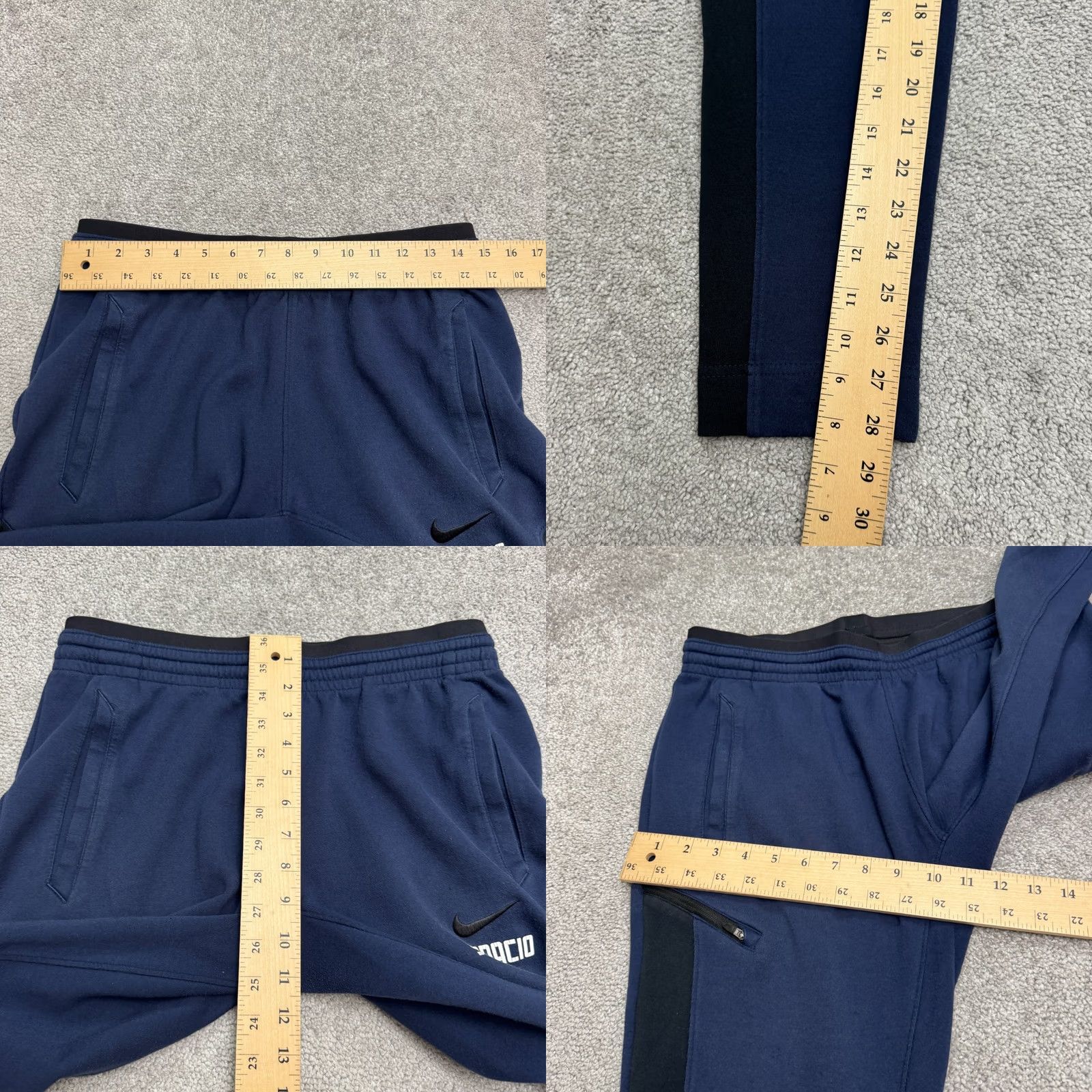 Nike Nike Dri-Fit Showtime Jogger Sweatpants Womens Medium Navy Blue Active Size 32" / US 10 / IT 46 - 10 Thumbnail