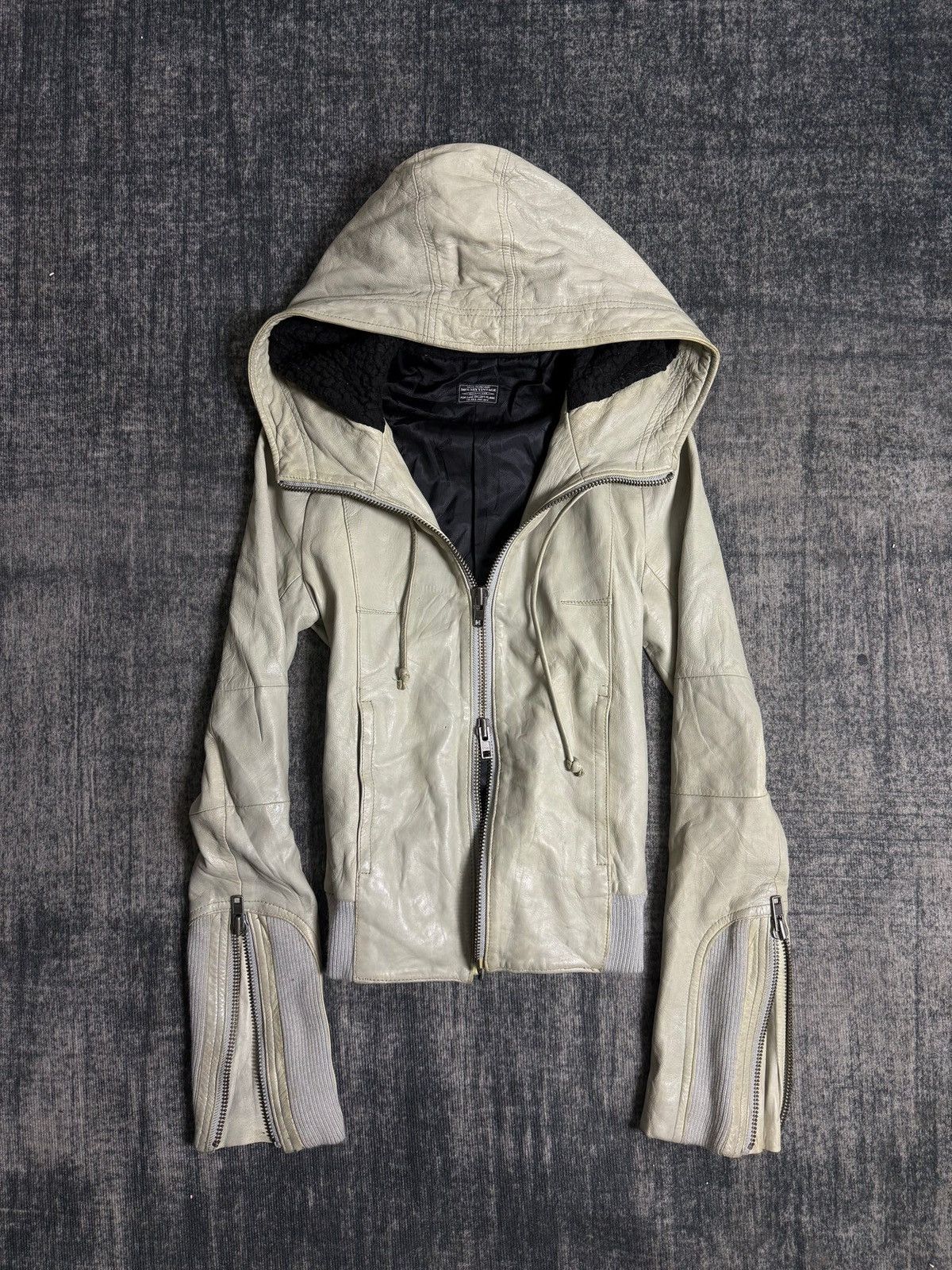 MOUSSY B2V-MOUSSY LEATHER JACKETS ༒ *RARE* Size US M / EU 48-50 / 2 - 1 Thumbnail