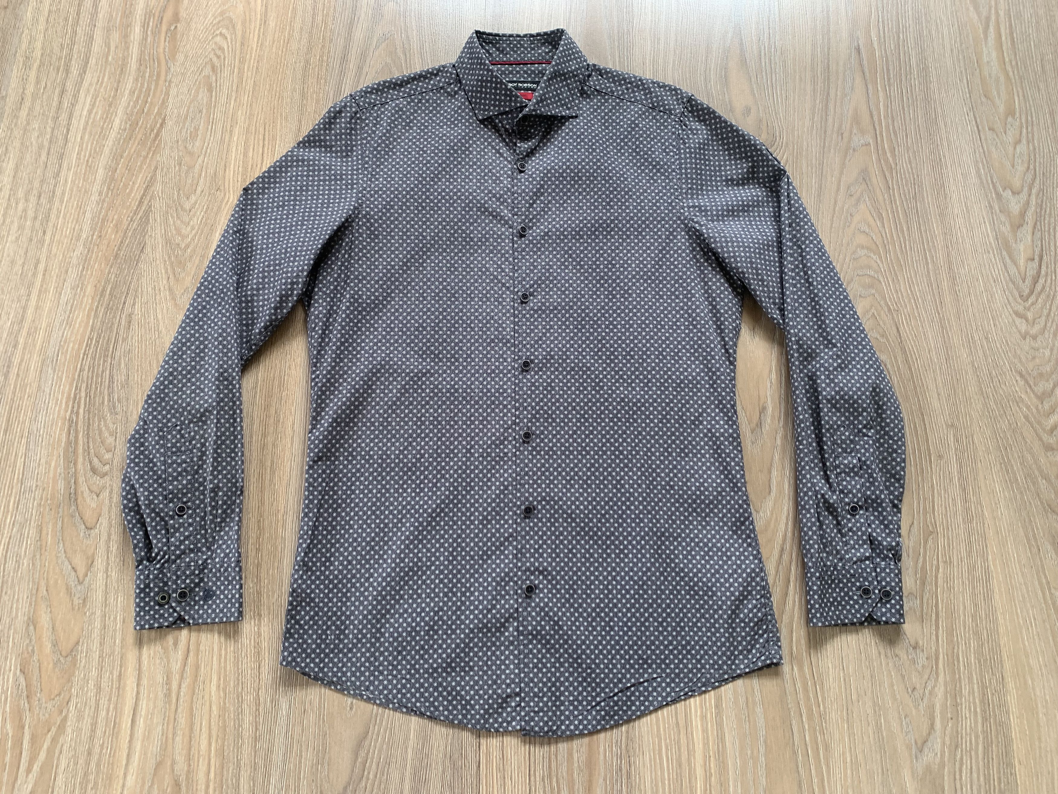 Other Roy Robson Slim Fit Button Up Long Sleeve Shirt Size US M / EU 48-50 / 2 - 2 Thumbnail