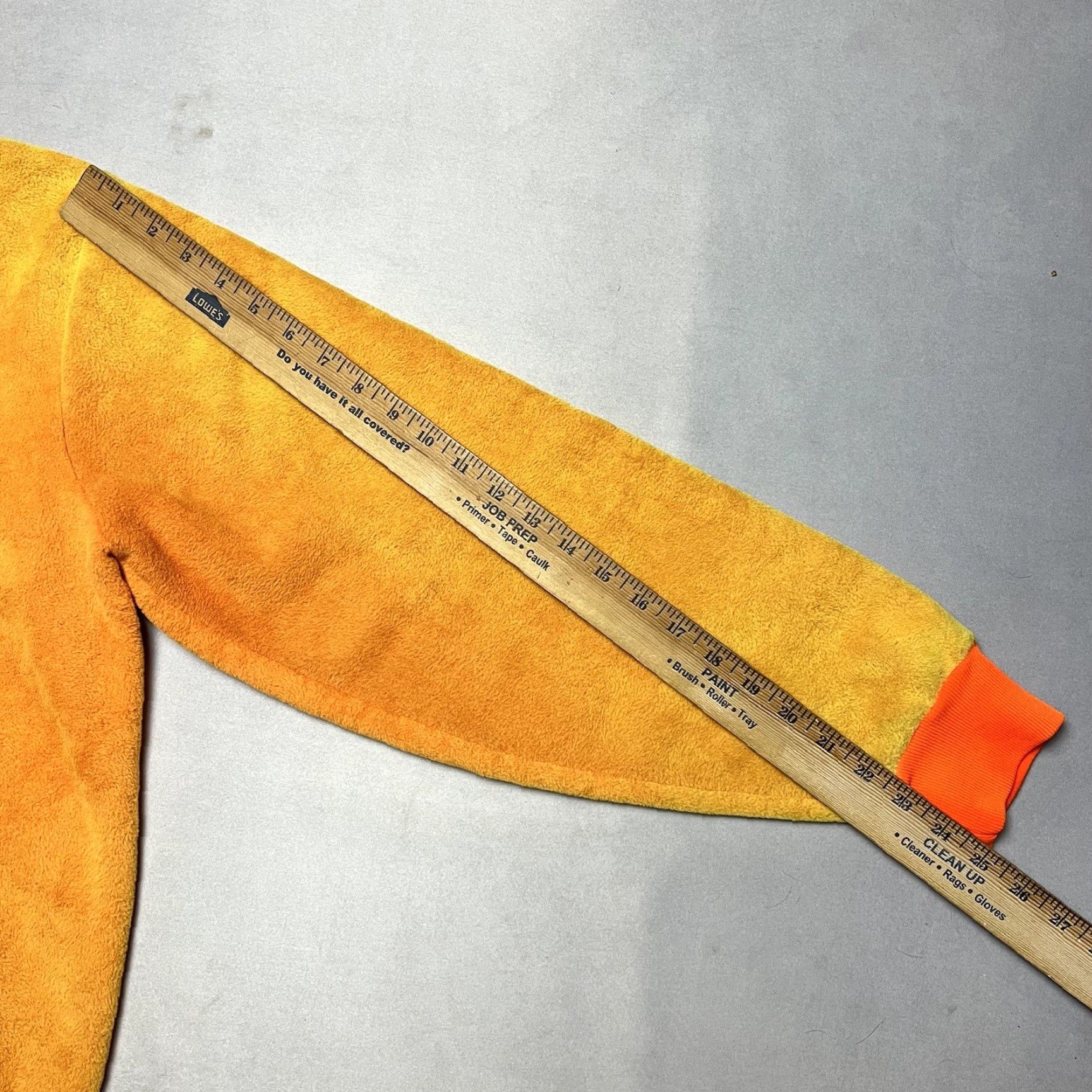 VINTAGE Carhartt Rugged Hoodie Sweatshirt Orange Full Zip Fleece 80s Mens L
