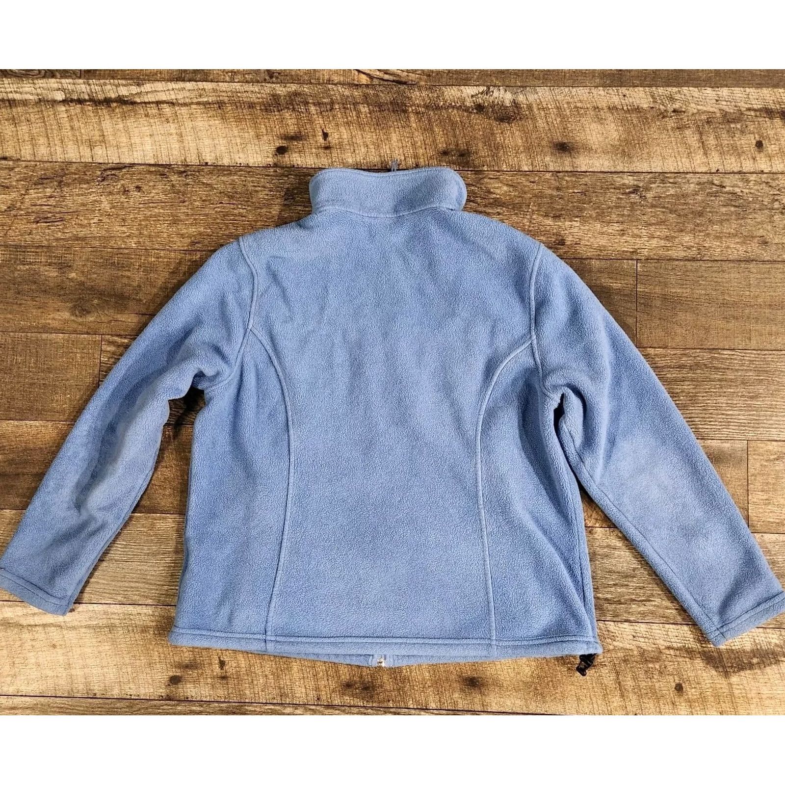 Vintage L.L. Bean Sweater Fleece Jacket Womens XL Blue Full Zip Pockets Outdoors Logo Embroidered Size XL / US 12-14 / IT 48-50 - 2 Thumbnail