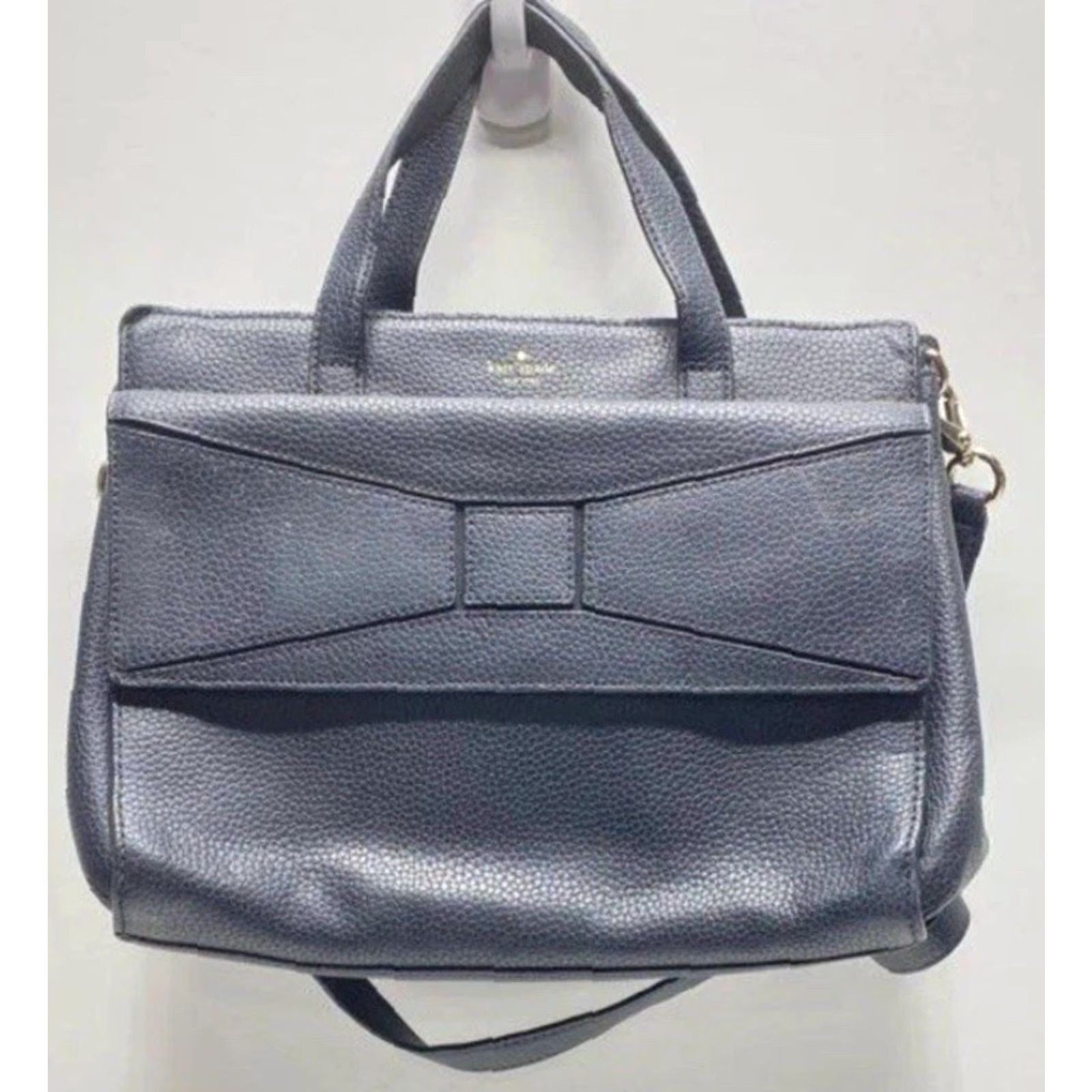 Vintage VINTAGE? No. Kate Spade NewYork Designer Black Leather Shoulder Bag Purse Handbag Women Size ONE SIZE - 3 Thumbnail