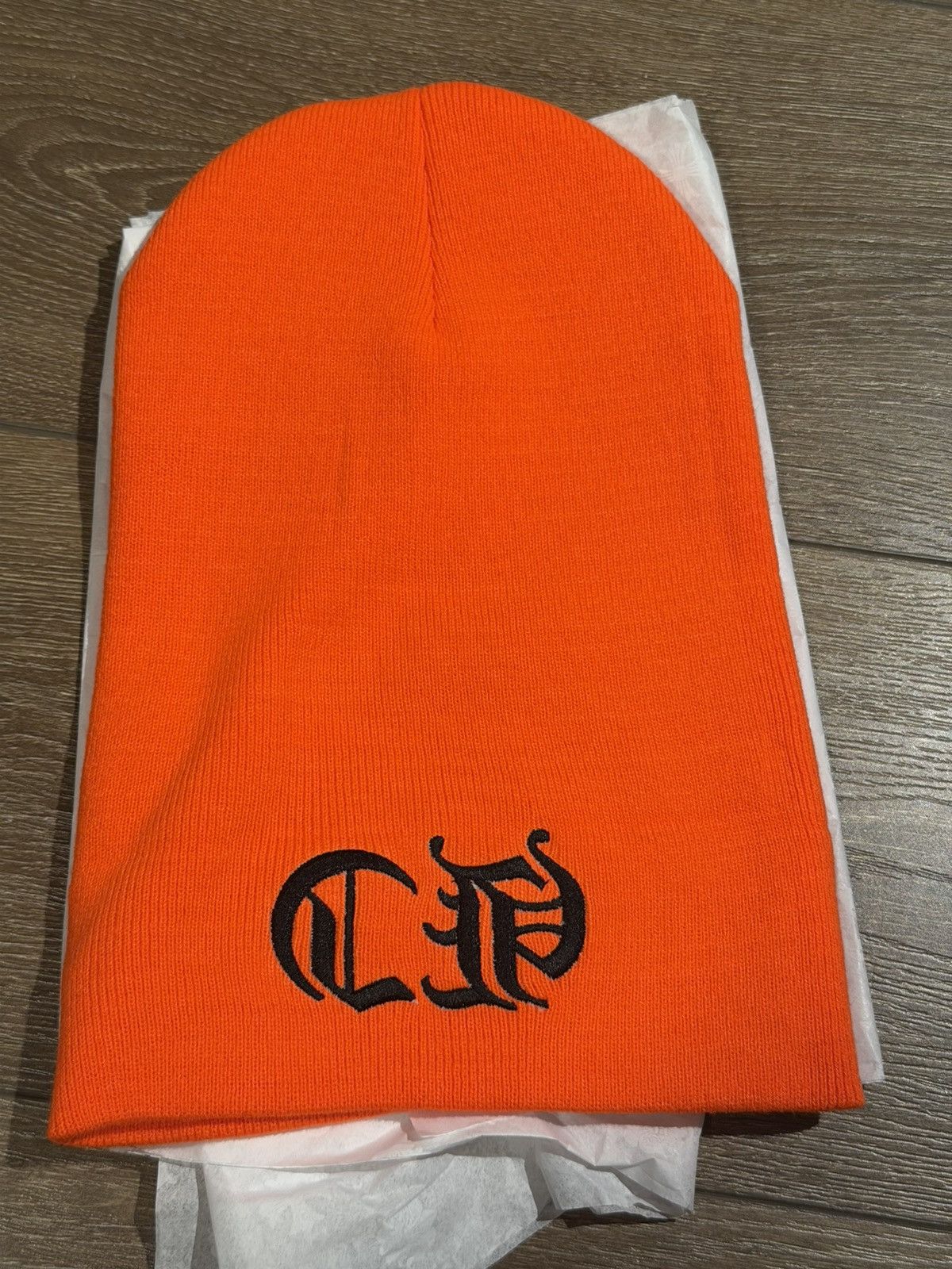 Chrome Hearts Chrome Hearts Orange Beanie Size ONE SIZE - 3 Thumbnail