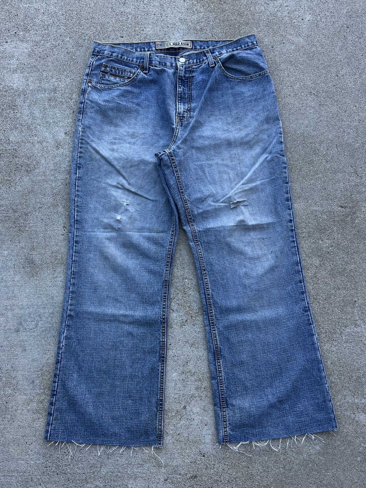 U.S. Polo Assn. Vintage US Polo Assn. Med. Indigo Relaxed Fit Jeans Sz 36x30 Size US 36 / EU 52 - 1 Thumbnail