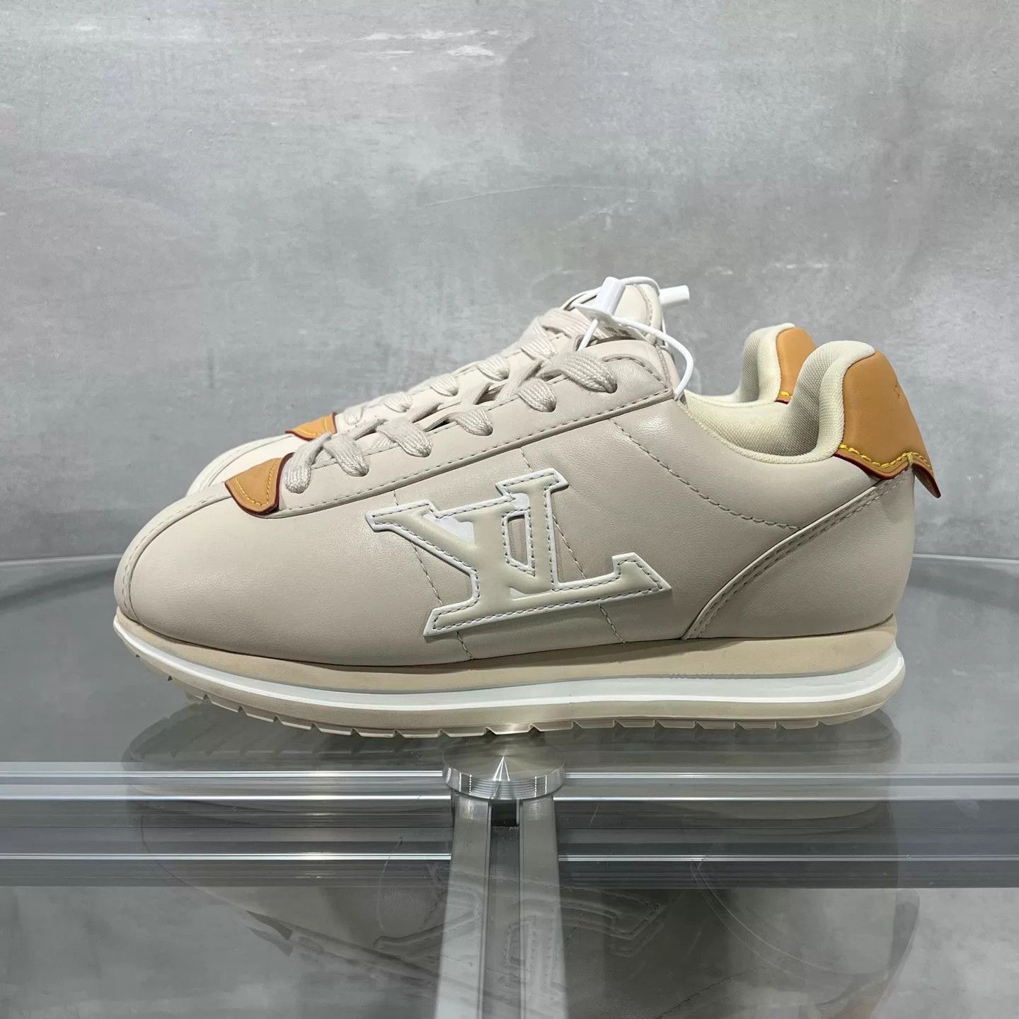 Louis Vuitton LV x Nigo buttersoft FW25 beige Waffle Racer UK6 (40) Size US 7 / EU 40 - 3 Thumbnail
