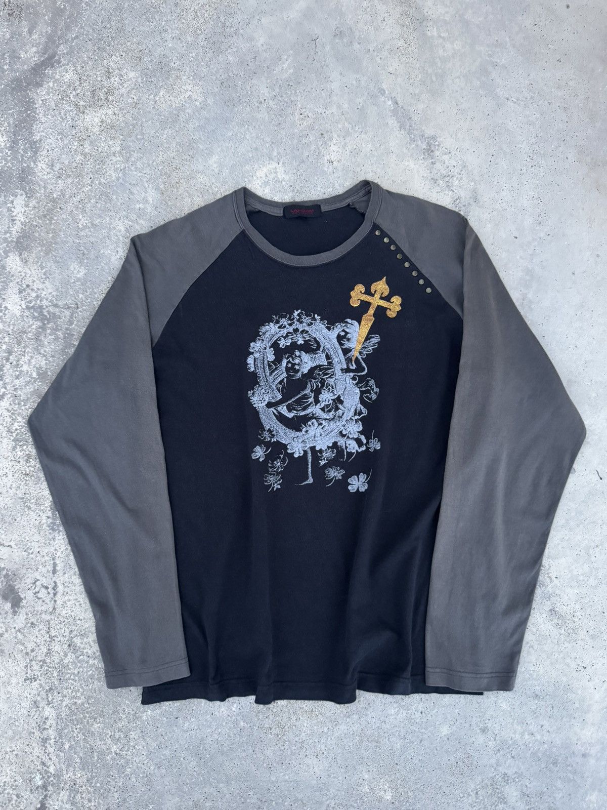 Seditionaries Laform Cupid Cross Studded seditionaries Styled Punk Tees Size US L / EU 52-54 / 3 - 1 Thumbnail