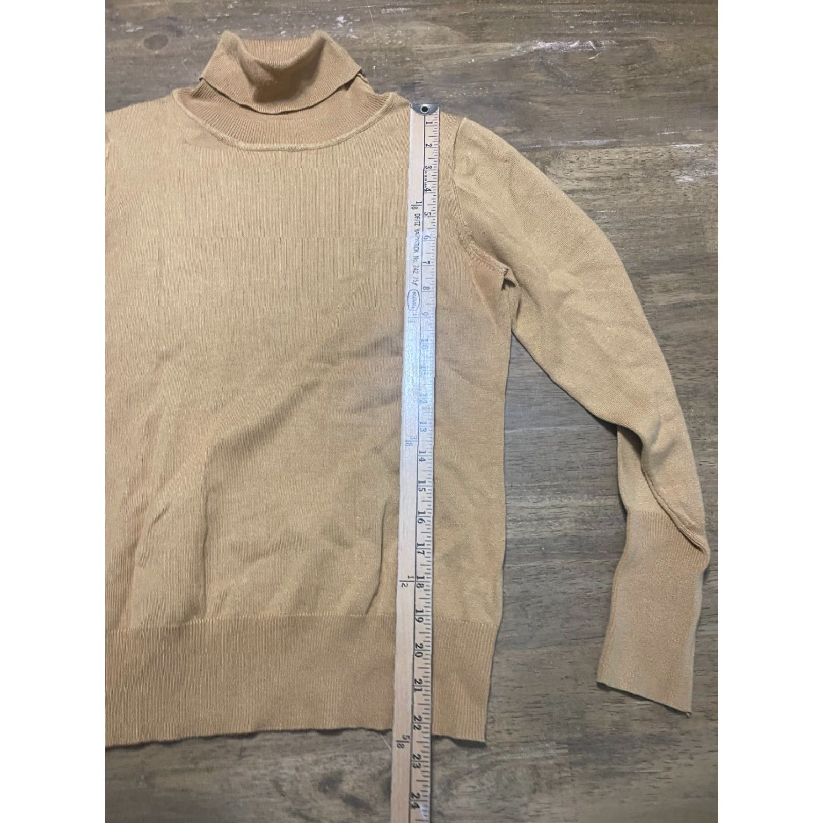 Vintage Cielo Shirt Women's Large Yellow Long Sleeve Turtle Neck Shirt Size L / US 10 / IT 46 - 4 Thumbnail