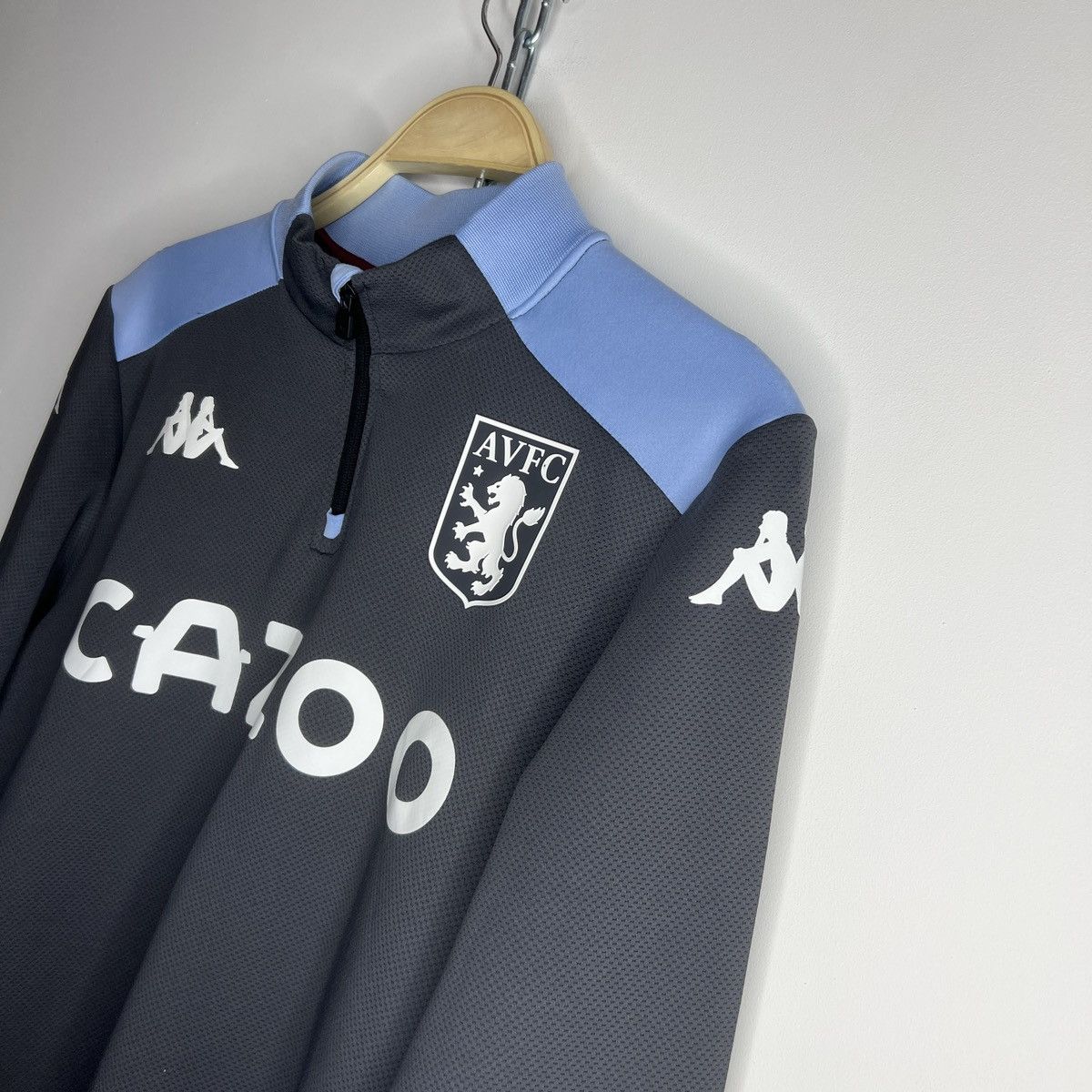 Kappa × Vintage Vintage Aston Villa Kappa soccer training sweatshirt size M Size US M / EU 48-50 / 2 - 5 Thumbnail