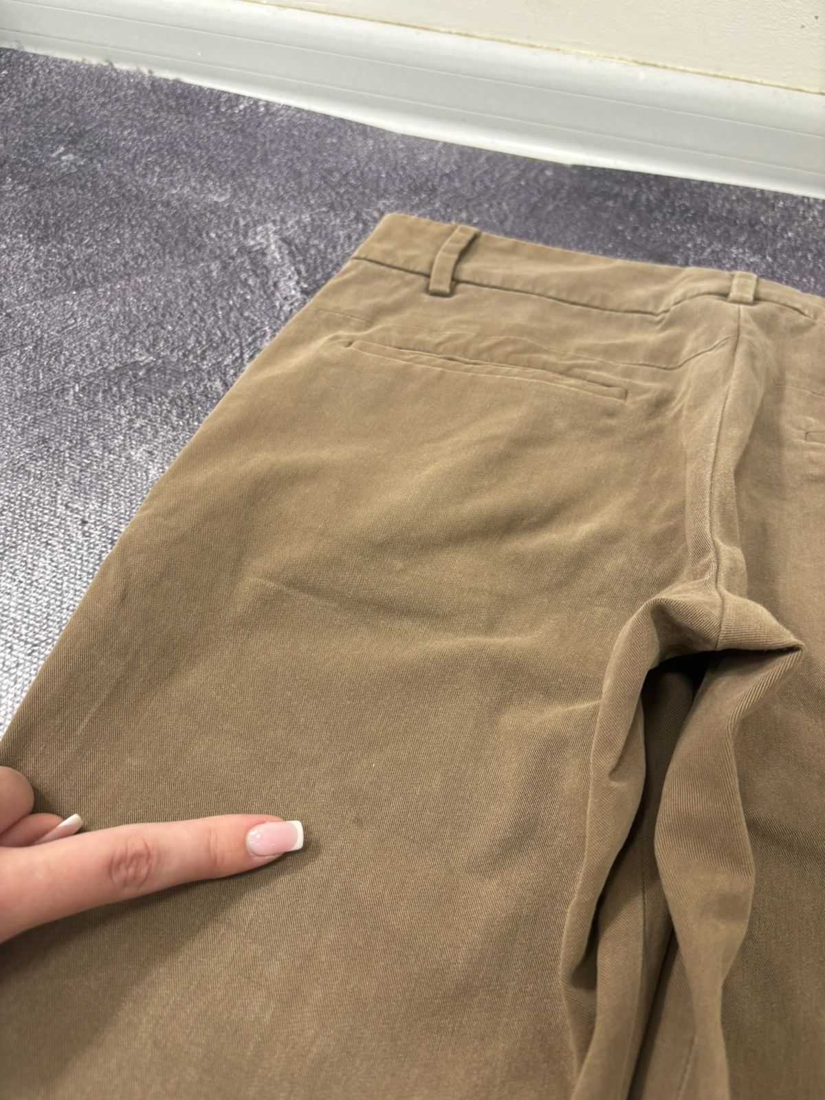 Brunello Cucinelli Brunello Cucinelli Women’s Italian Brown Ankle Chino Pants Size 27" / US 4 / IT 40 - 18 Thumbnail