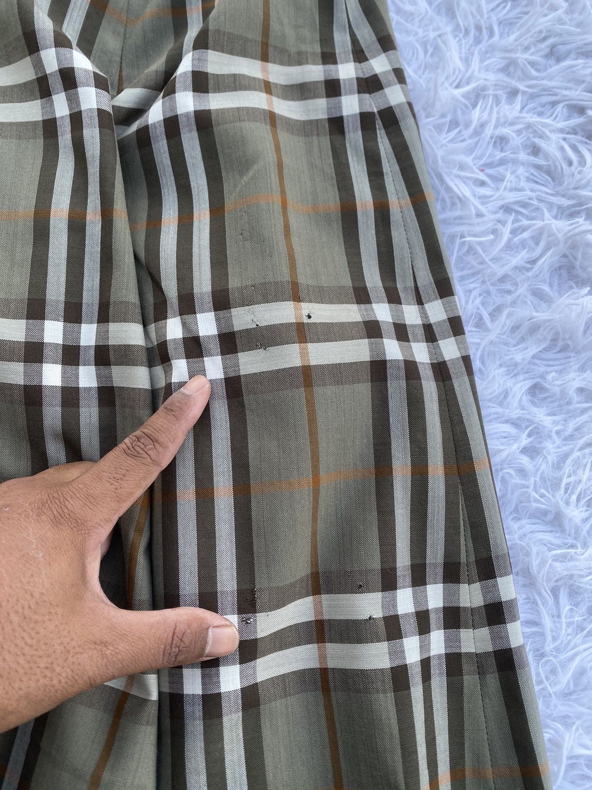 Burberry Rare Vintage 90s Burberry Checkered Midi Skirt Size 26" / US 2 / IT 38 - 19 Thumbnail