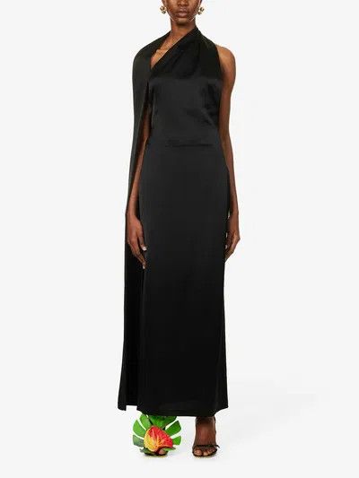 Loewe o1y1025 Maxi Dress in Black Size M / US 6-8 / IT 42-44 - 2 Thumbnail