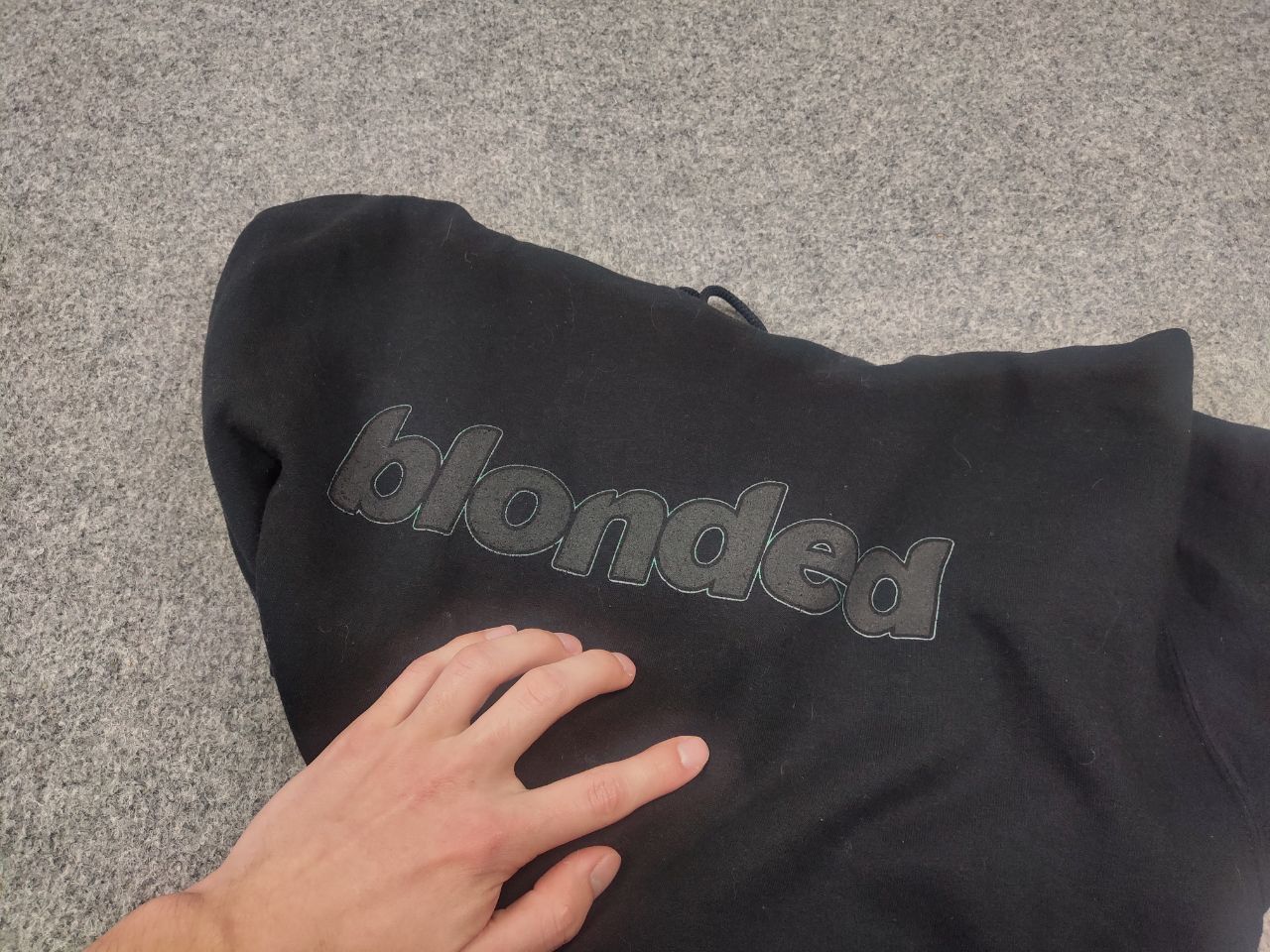 Vintage Blonded Gildan Black Logo Hoodie Vintage Frank Ocean Style Size US M / EU 48-50 / 2 - 7 Thumbnail