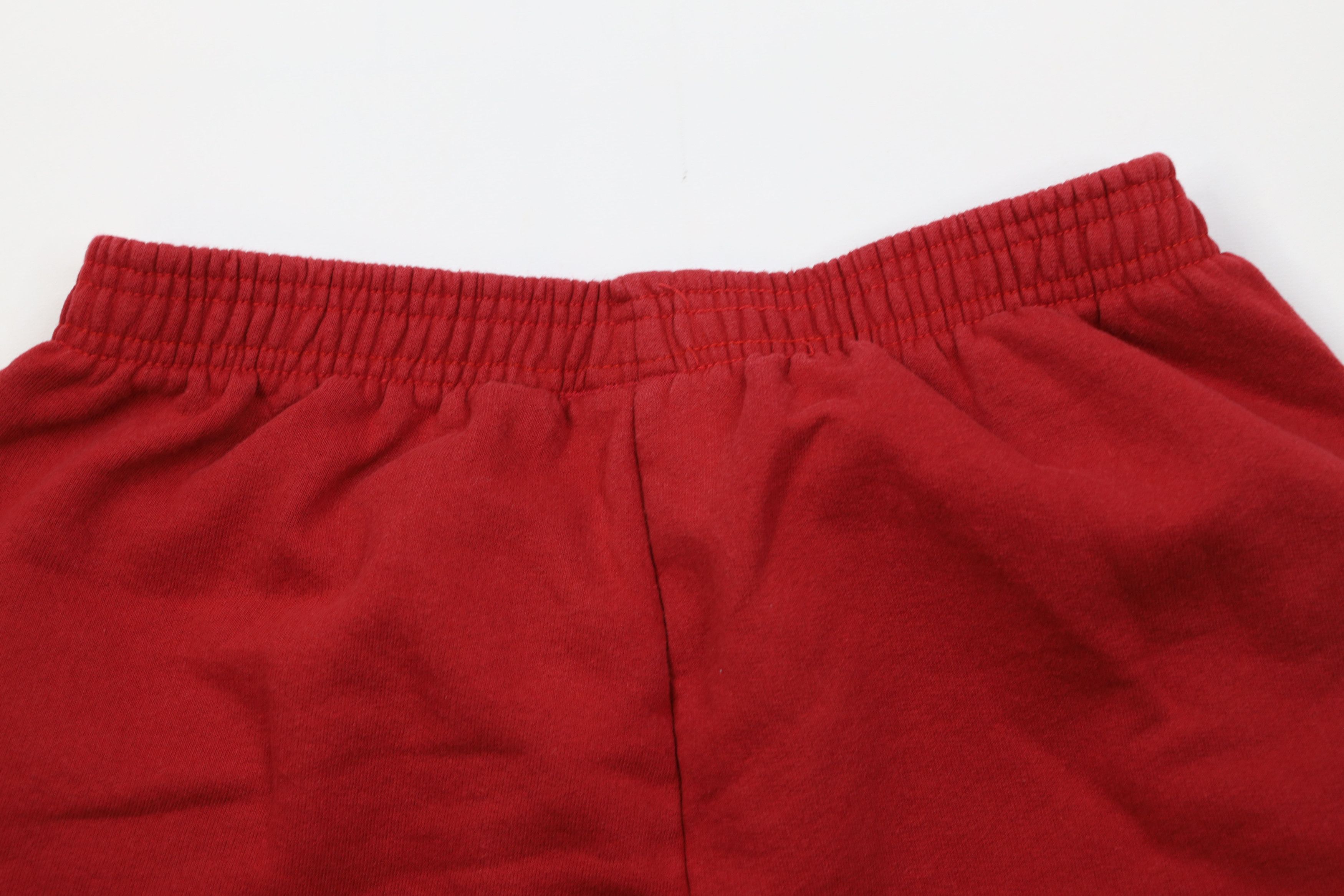 Starter Vintage 90s Starter Faded Above Knee Sweatpants Shorts Red Size US 34 / EU 50 - 8 Thumbnail