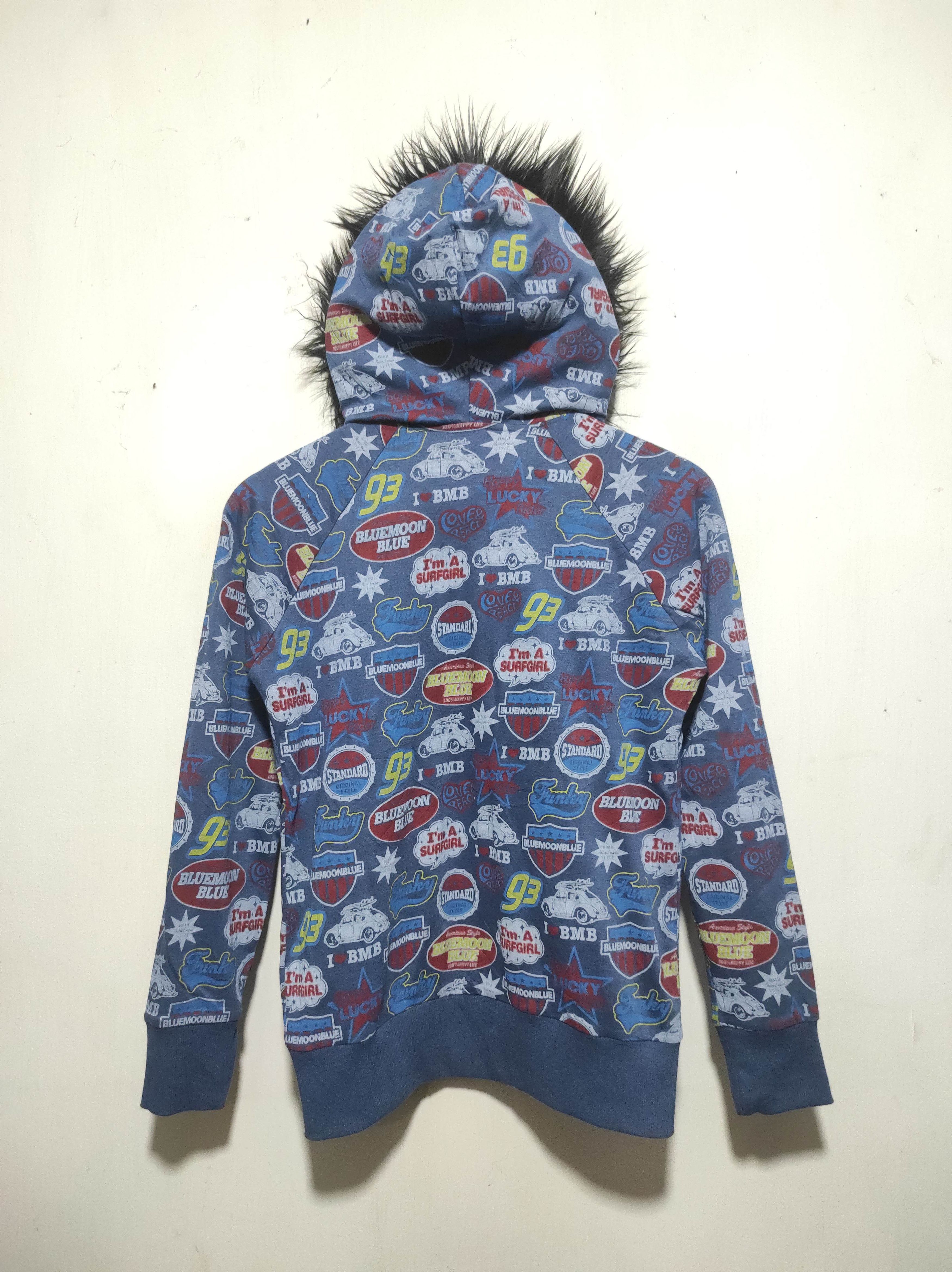 If Six Was Nine Blue Moon Blue Reversible Zip Fur Hoodie LGB style Size US XS / EU 42 / 0 - 11 Thumbnail