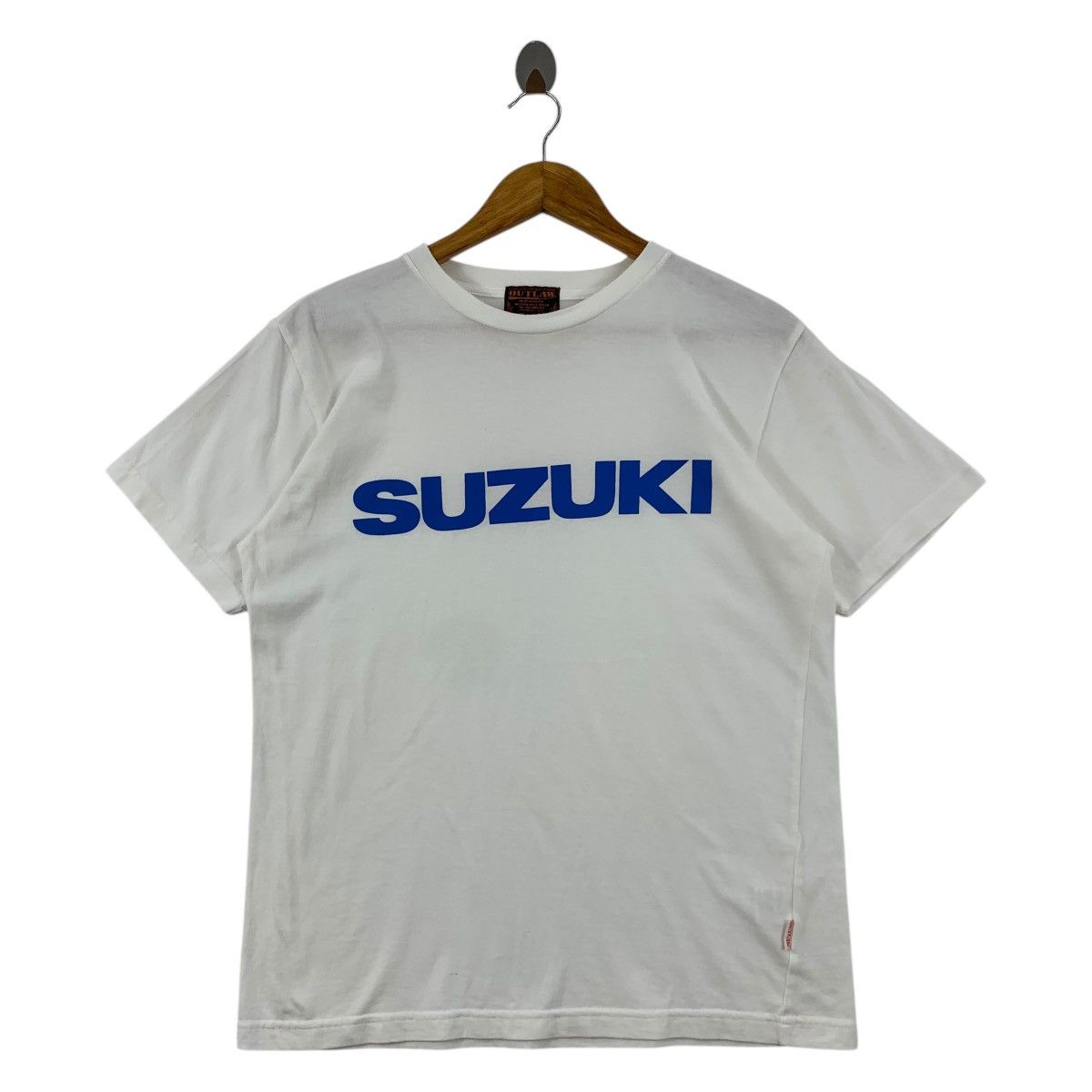 Japanese Brand Vintage SUZUKI by OUT LAW motorcycle tee Size US XL / EU 56 / 4 - 1 Thumbnail
