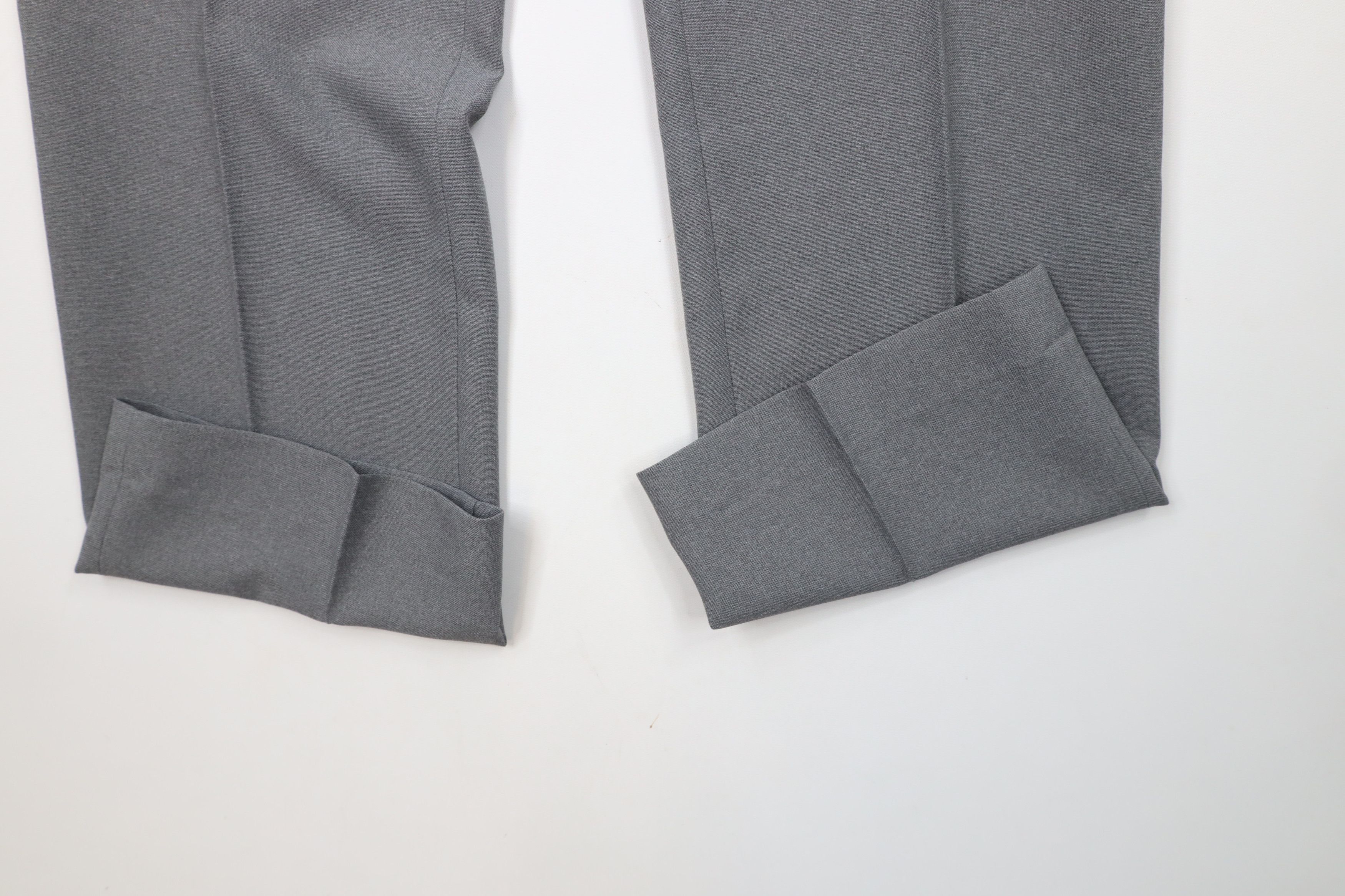 Vintage Vintage 70s Streetwear Flared Wide Leg Chino Pants Gray USA Size US 34 / EU 50 - 5 Thumbnail
