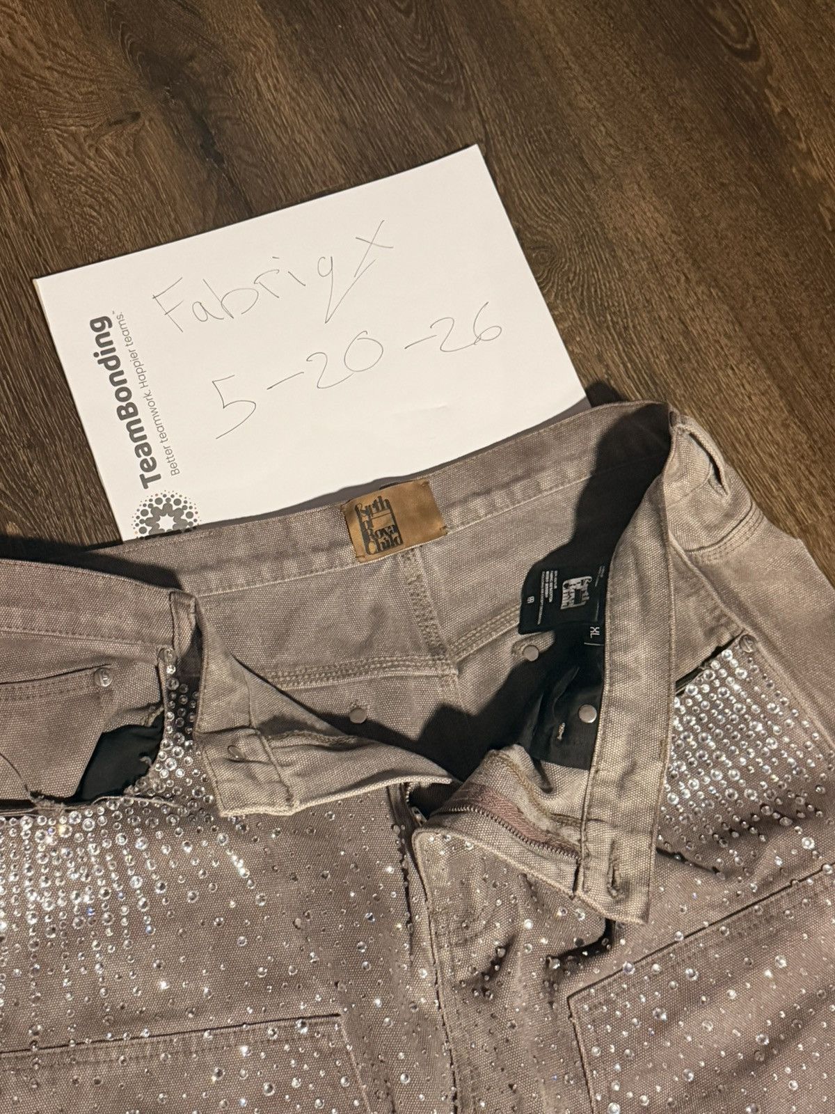 Birth of Royal Child 20K Diamond Shorts Size US 36 / EU 52 - 2 Thumbnail