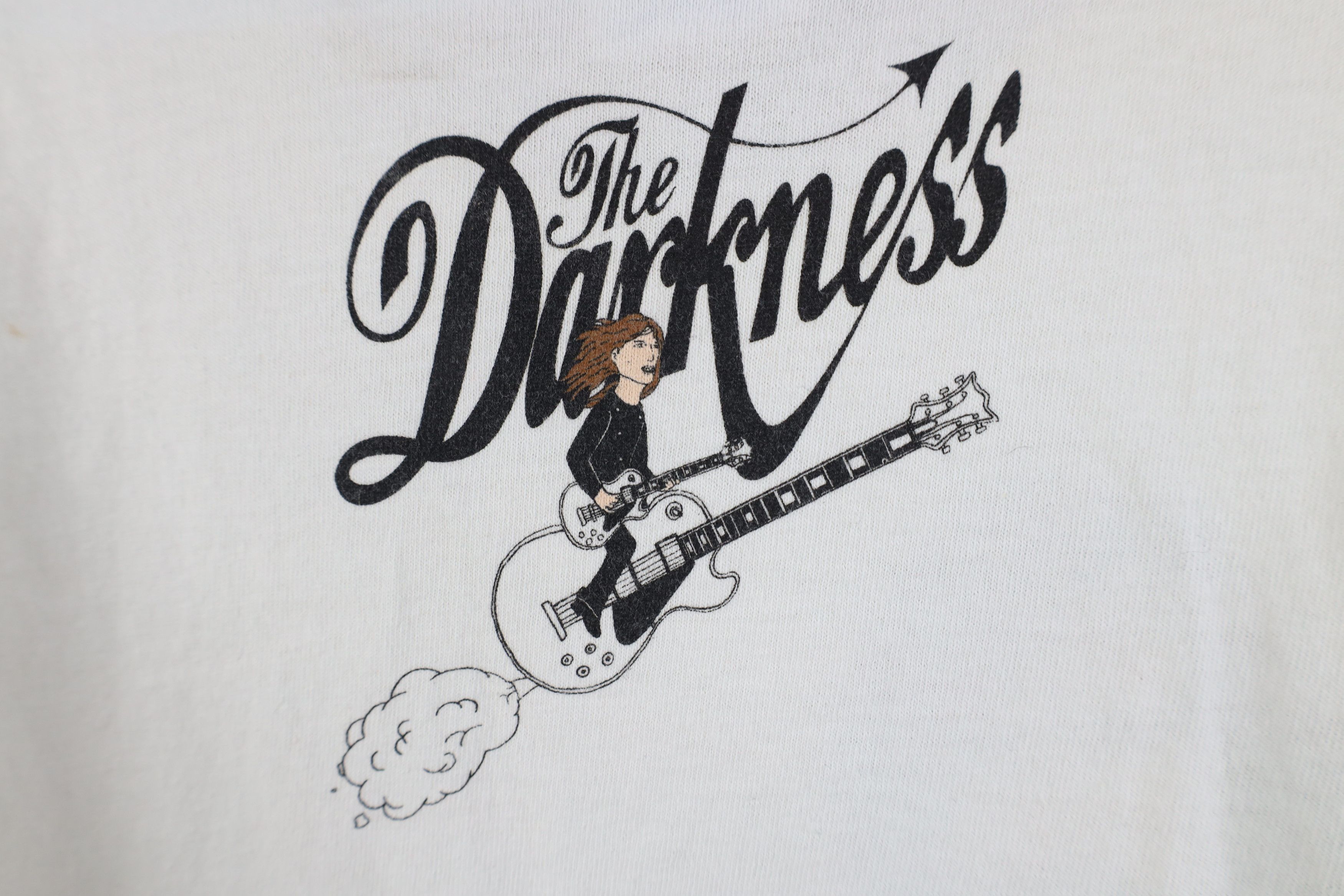 Vintage Vintage Y2K Justin The Darkness Band Short Sleeve T-Shirt Size US L / EU 52-54 / 3 - 11 Thumbnail