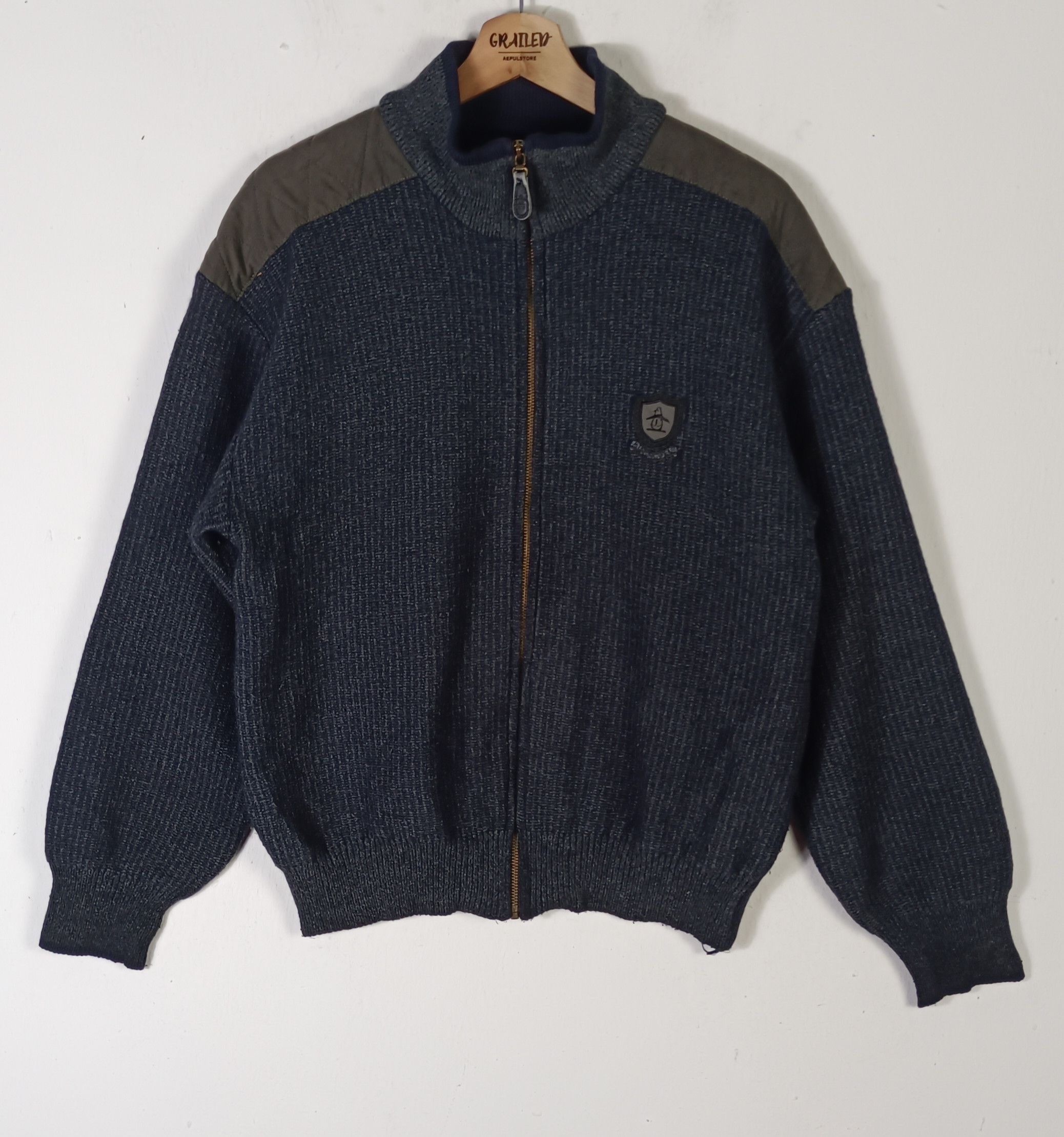 Grand Slam × Vintage Rare Vintage 90s GrandSlam Munsingwear Bomber Jacket Size US L / EU 52-54 / 3 - 1 Thumbnail