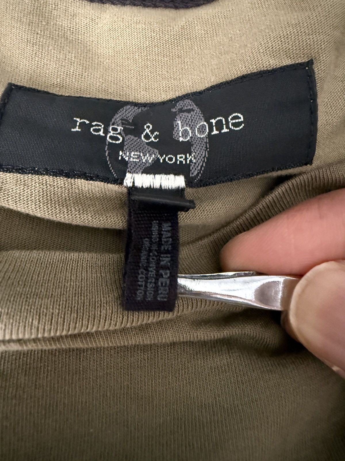 Rag & Bone Olive green Rag and bone with camo icon Size US XL / EU 56 / 4 - 2 Thumbnail