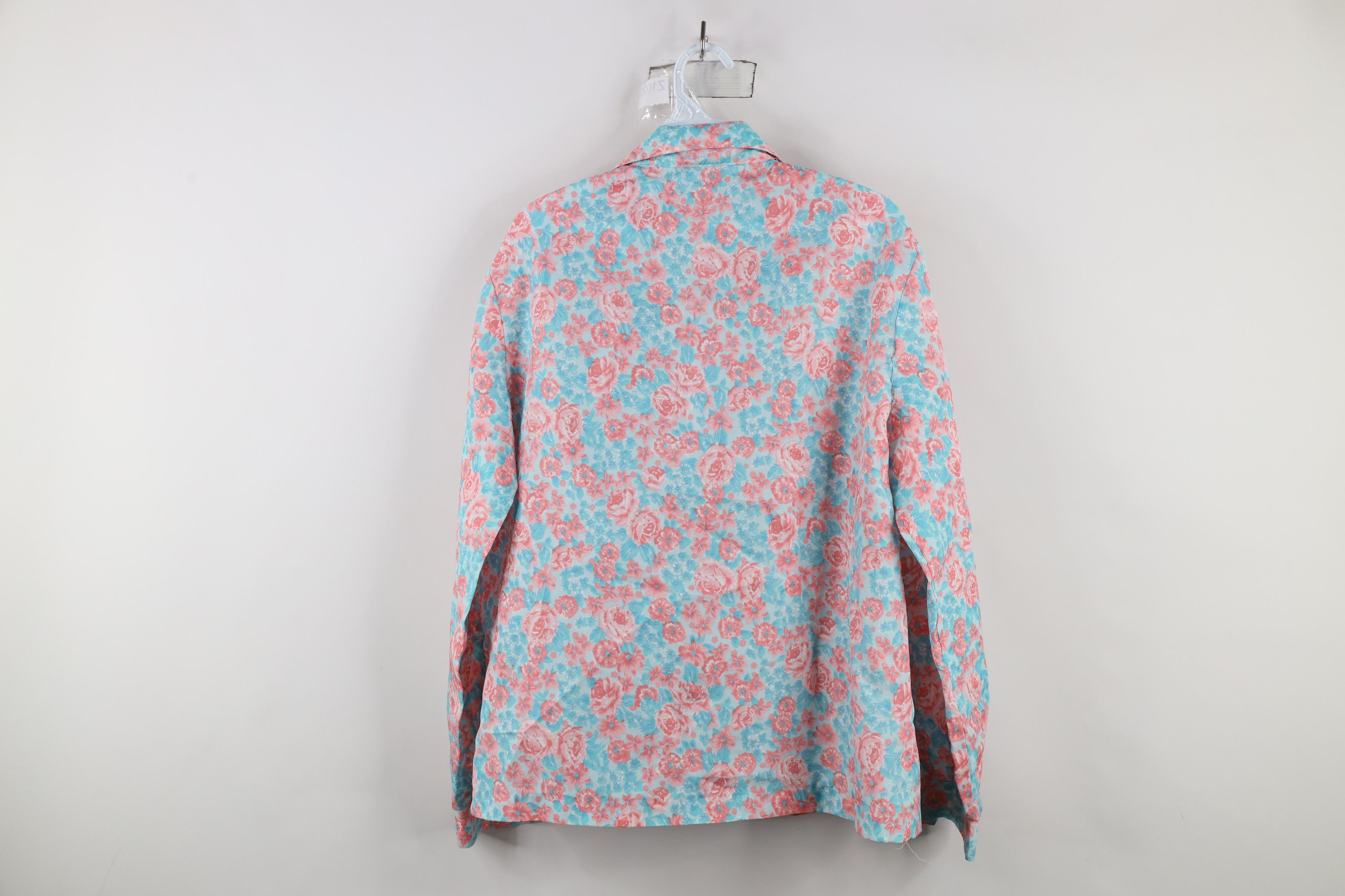 Vintage Vintage 70s Streetwear Over Print Collared Button Shirt USA Size L / US 10 / IT 46 - 10 Thumbnail