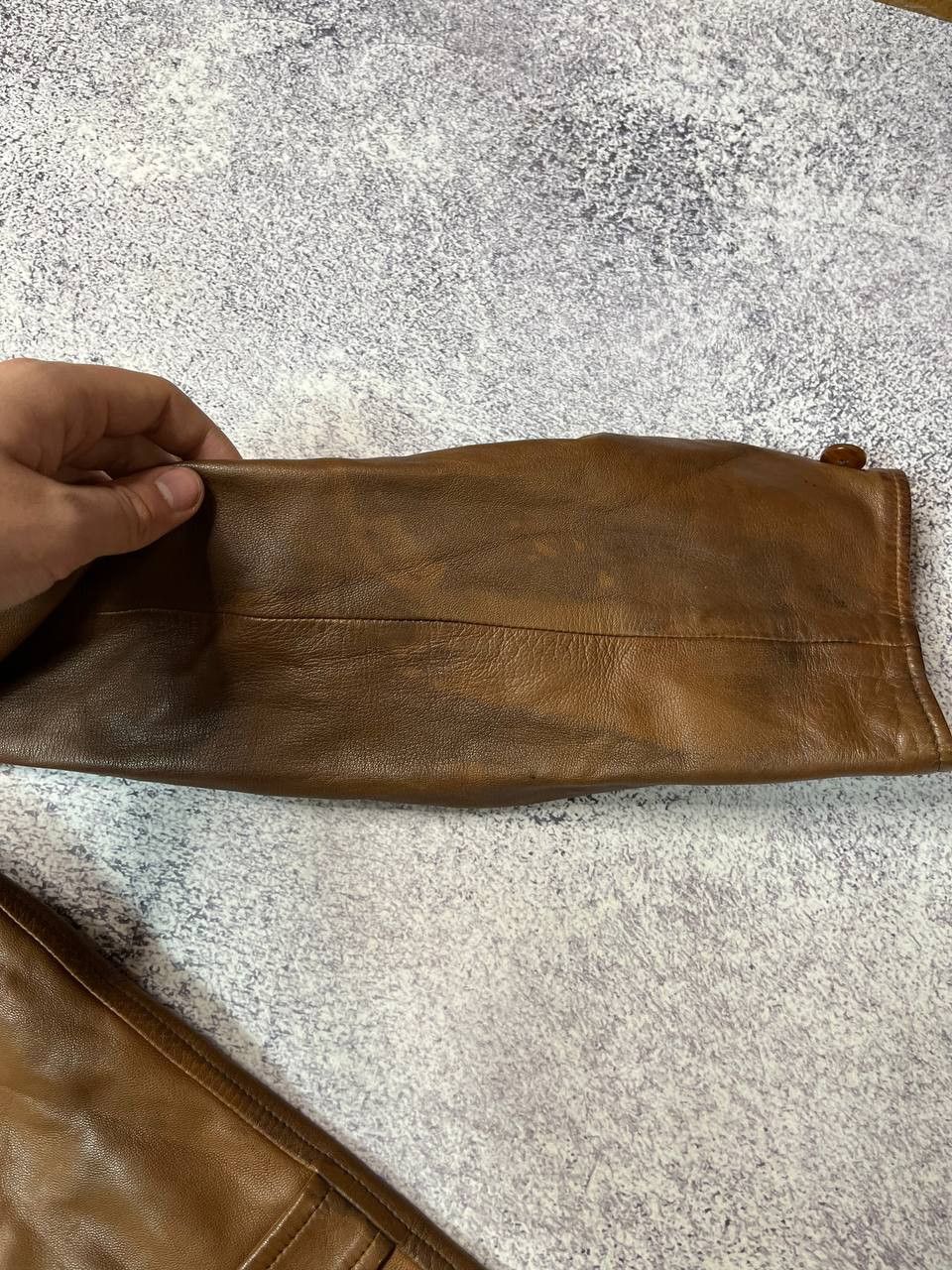 Ralph Lauren Purple Label Ralph Lauren Purple Label Leather Zip Jacket Size US M / EU 48-50 / 2 - 15 Thumbnail