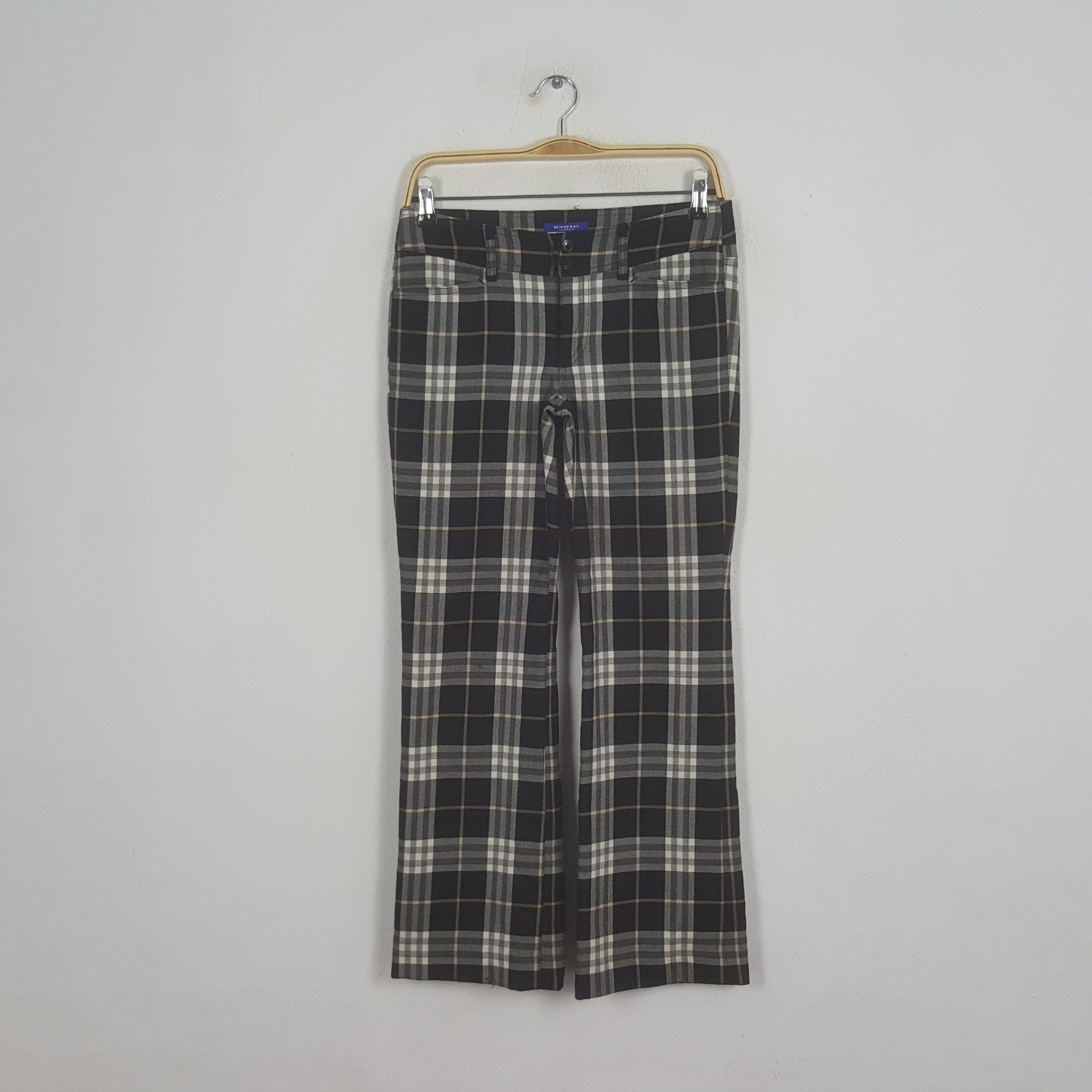 Vintage Burberry London Blue Label Nova Check Pants