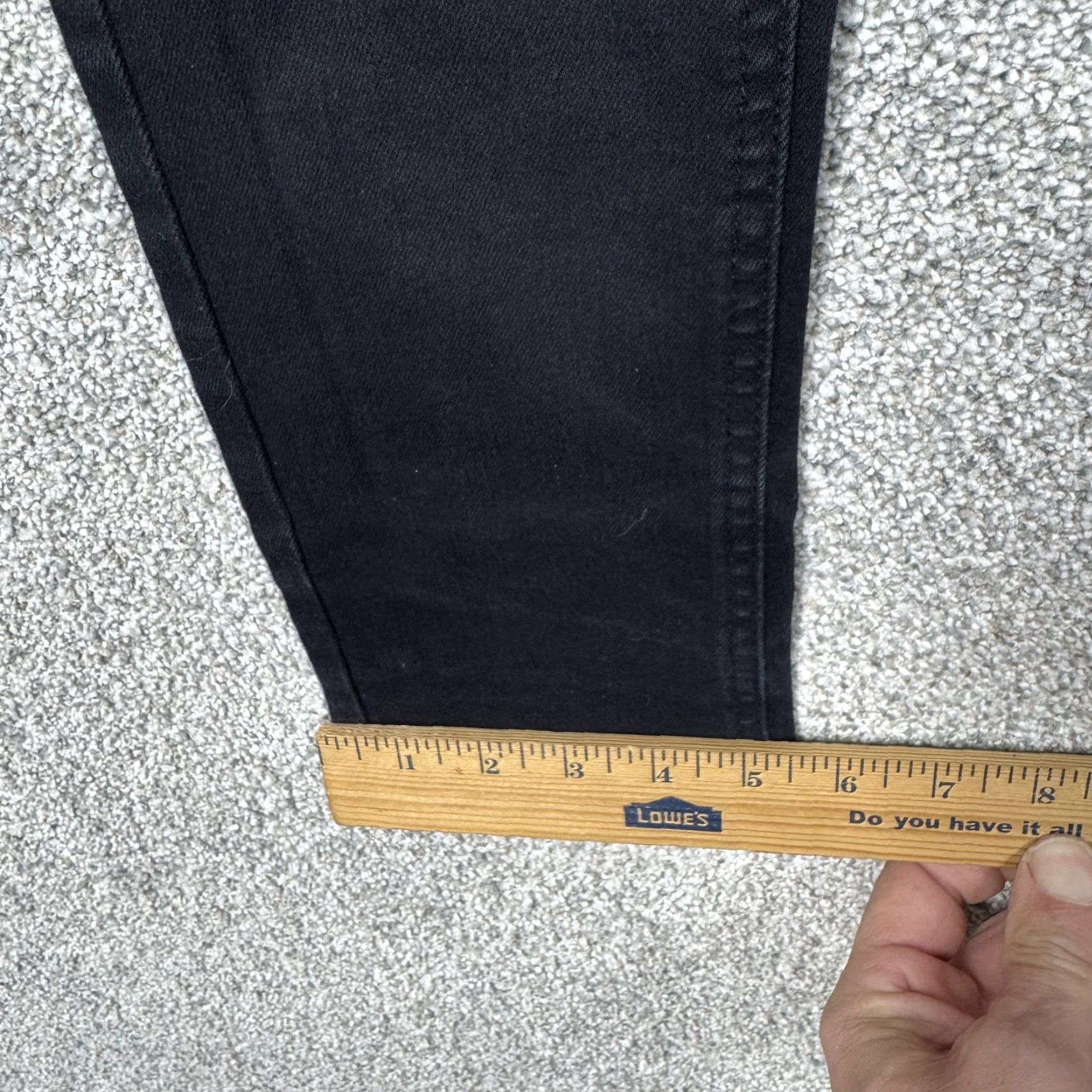 Empyre Empyre Recoil Jeans 28 Black Low Rise Skinny Stretch Dark Denim Sleek Streetwea Size 28" / US 6 / IT 42 - 3 Thumbnail