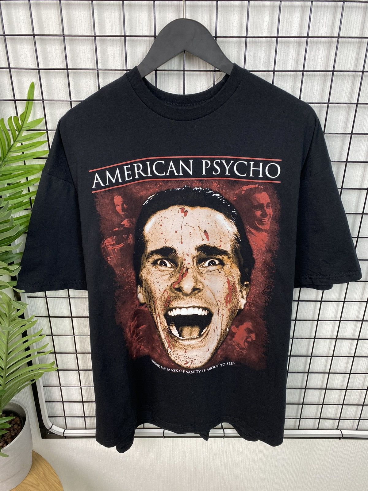 Other RARE! American Psycho Horror Movie Big Logo Christian Bale Size US XL / EU 56 / 4 - 6 Thumbnail
