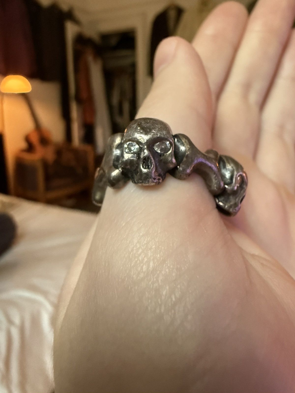 Stephen Webster Diamond Skull Ring Size ONE SIZE - 4 Thumbnail