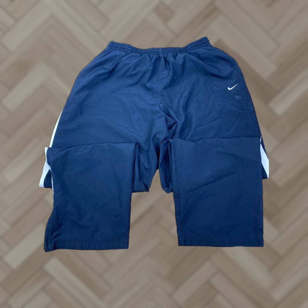 Nike Nike Windbreaker Track Pants Unisex Adults 2XL Blue Breatha ble Comfort Sports Gym & School Hiking Pants Mens/Womens Size US 39 - 1 Thumbnail