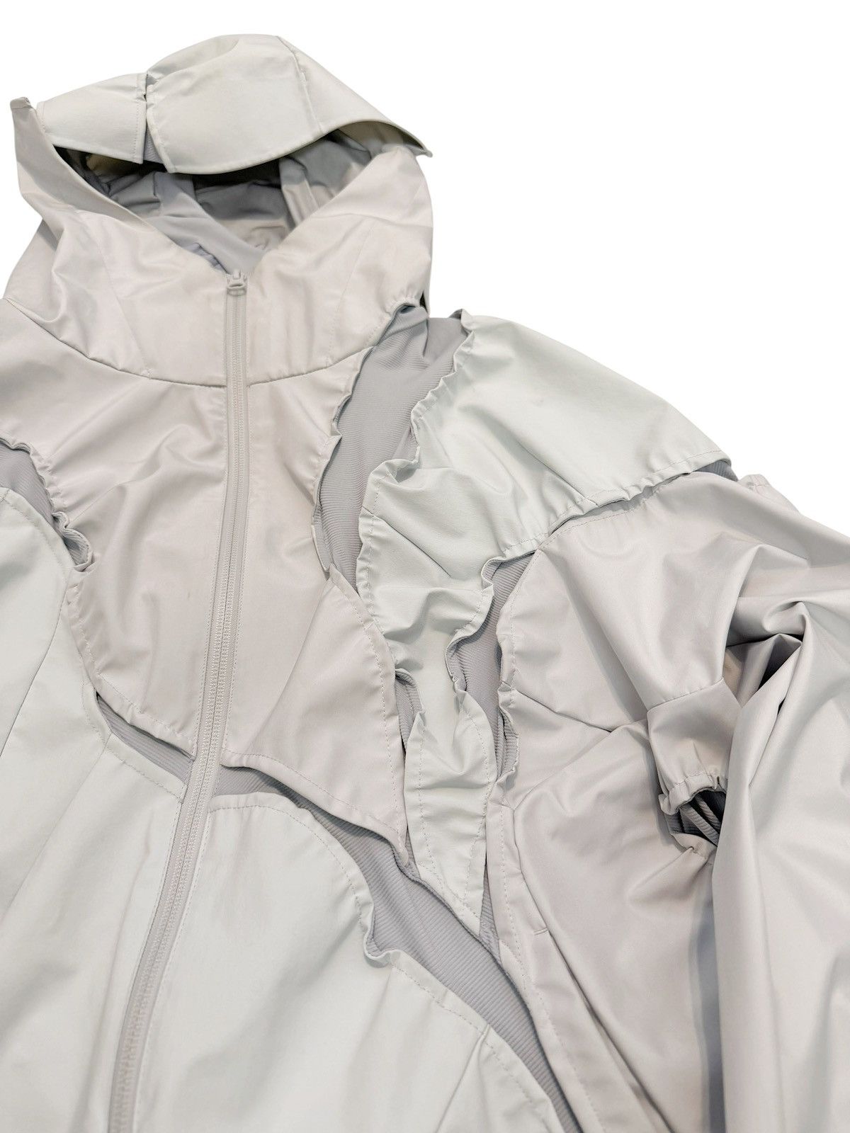 POST ARCHIVE FACTION (PAF) 6.0 Left Patchwork Deconstructed Windbreaker Jacket Shell Size US M / EU 48-50 / 2 - 4 Thumbnail